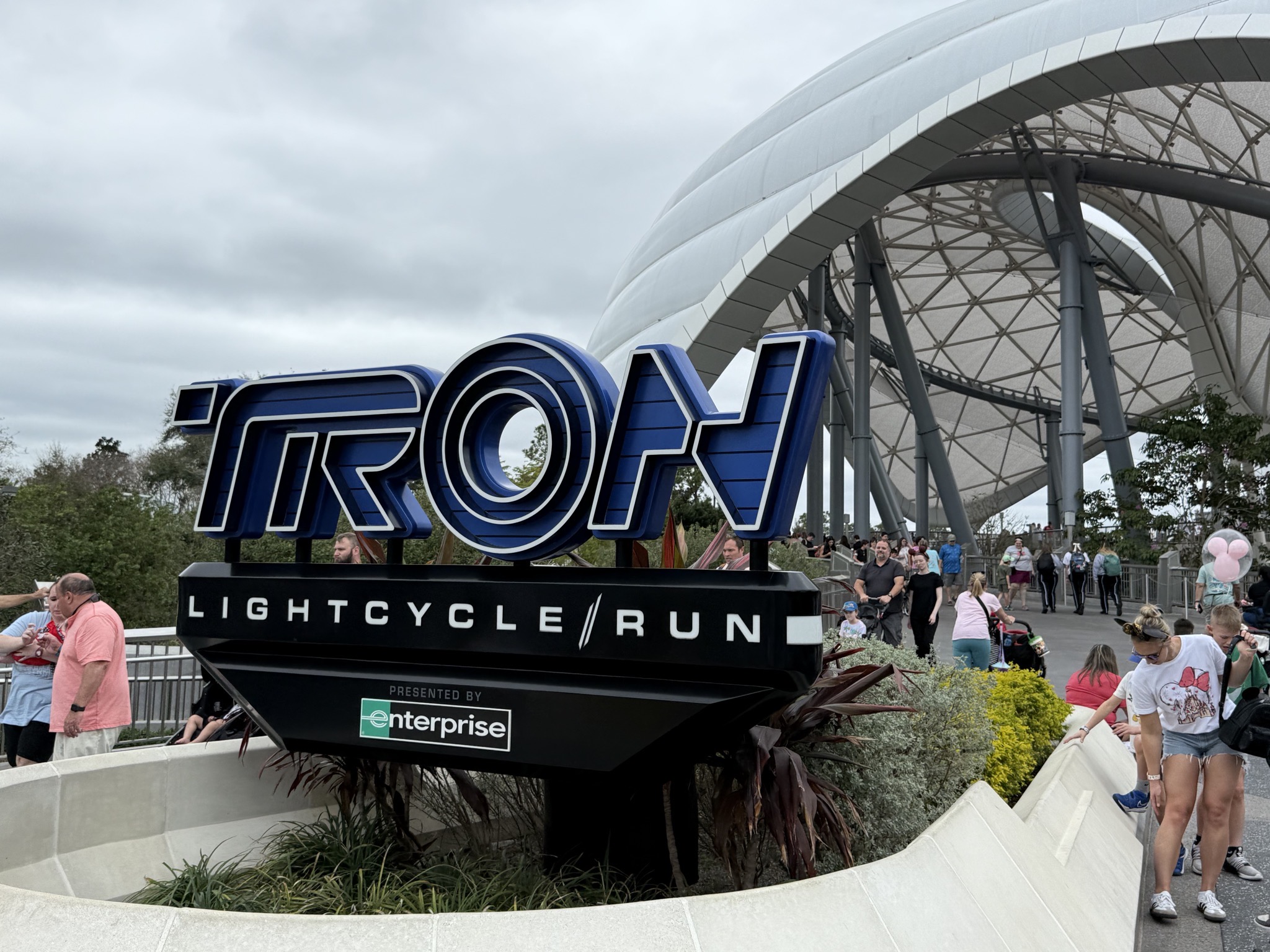 Tron Lightcycle Run ride
