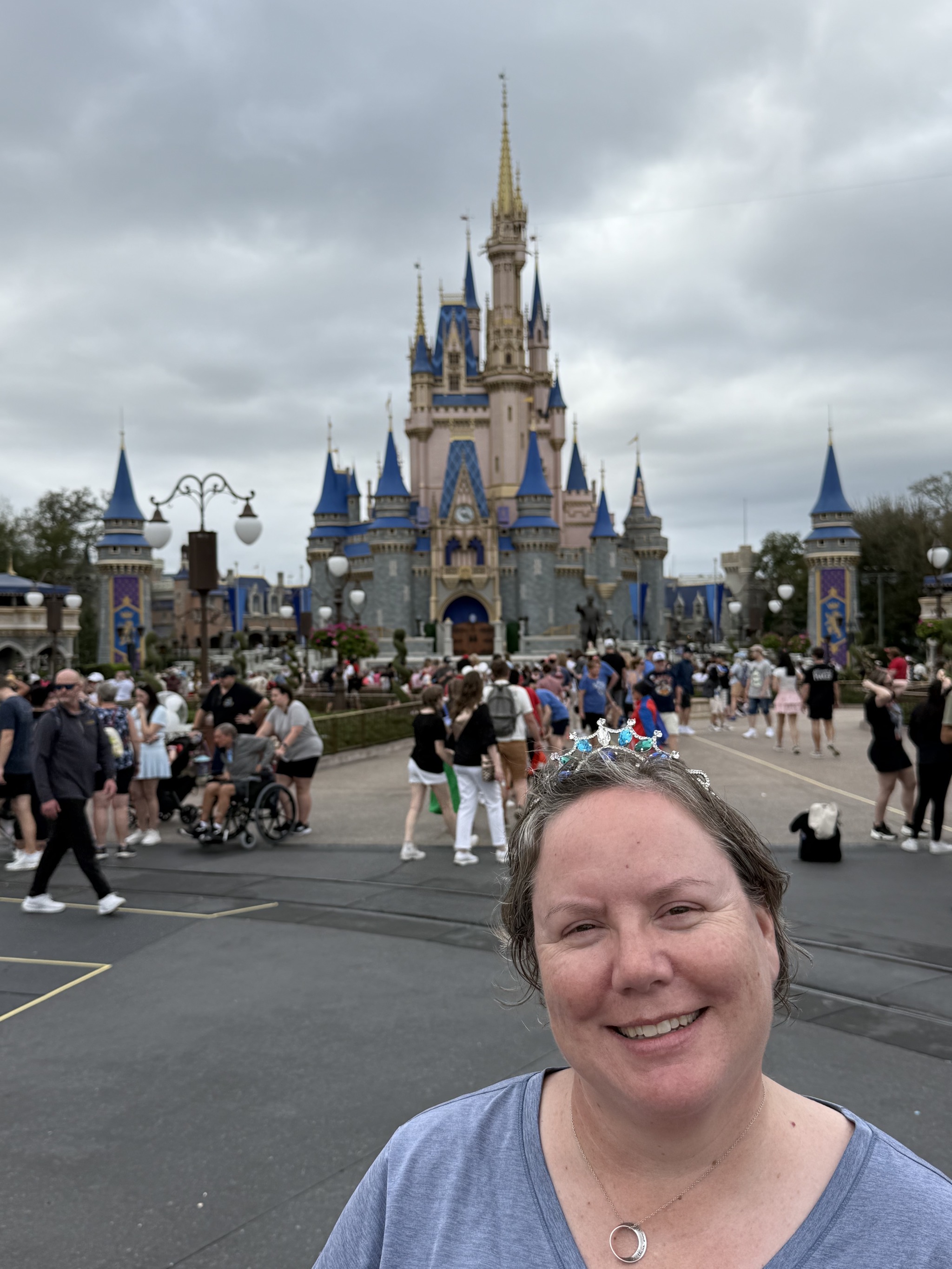 Jenn with her new tiara