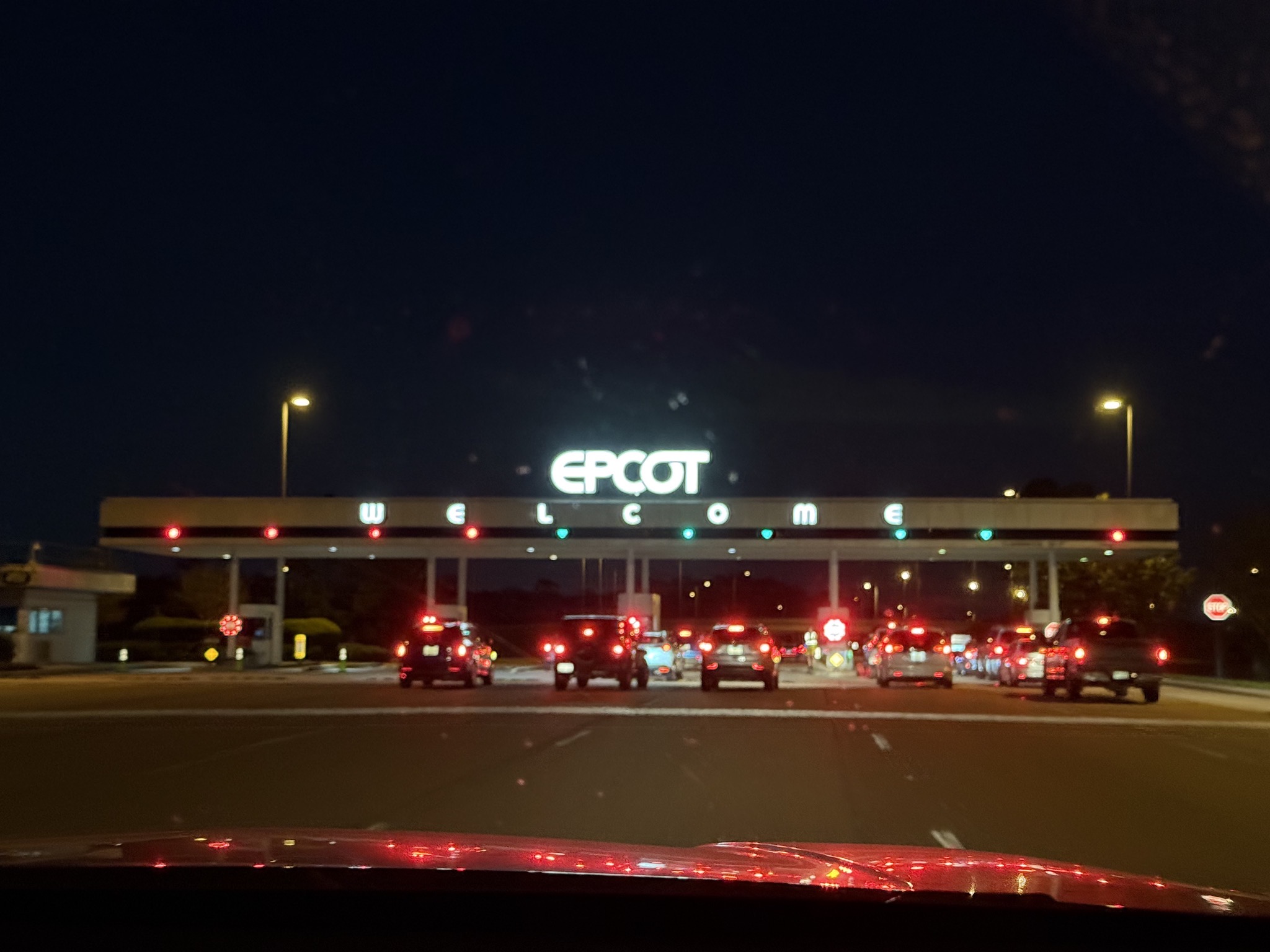 Epcot parking entrance
