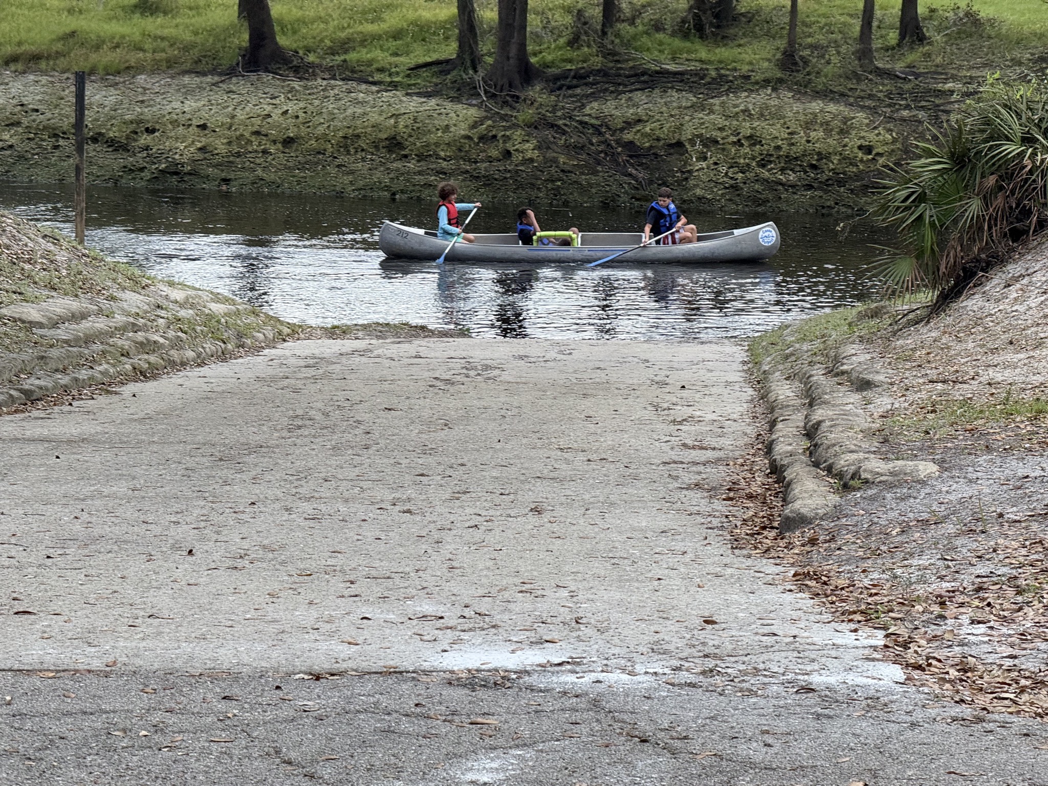 Kayak on the river
