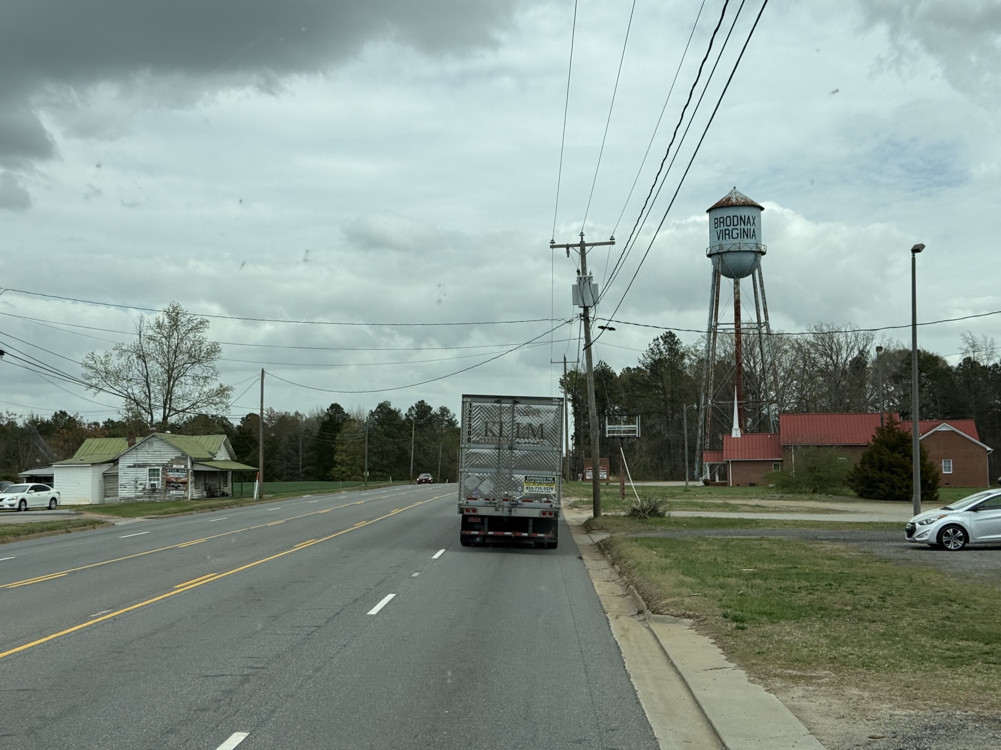 Brodnax water tower