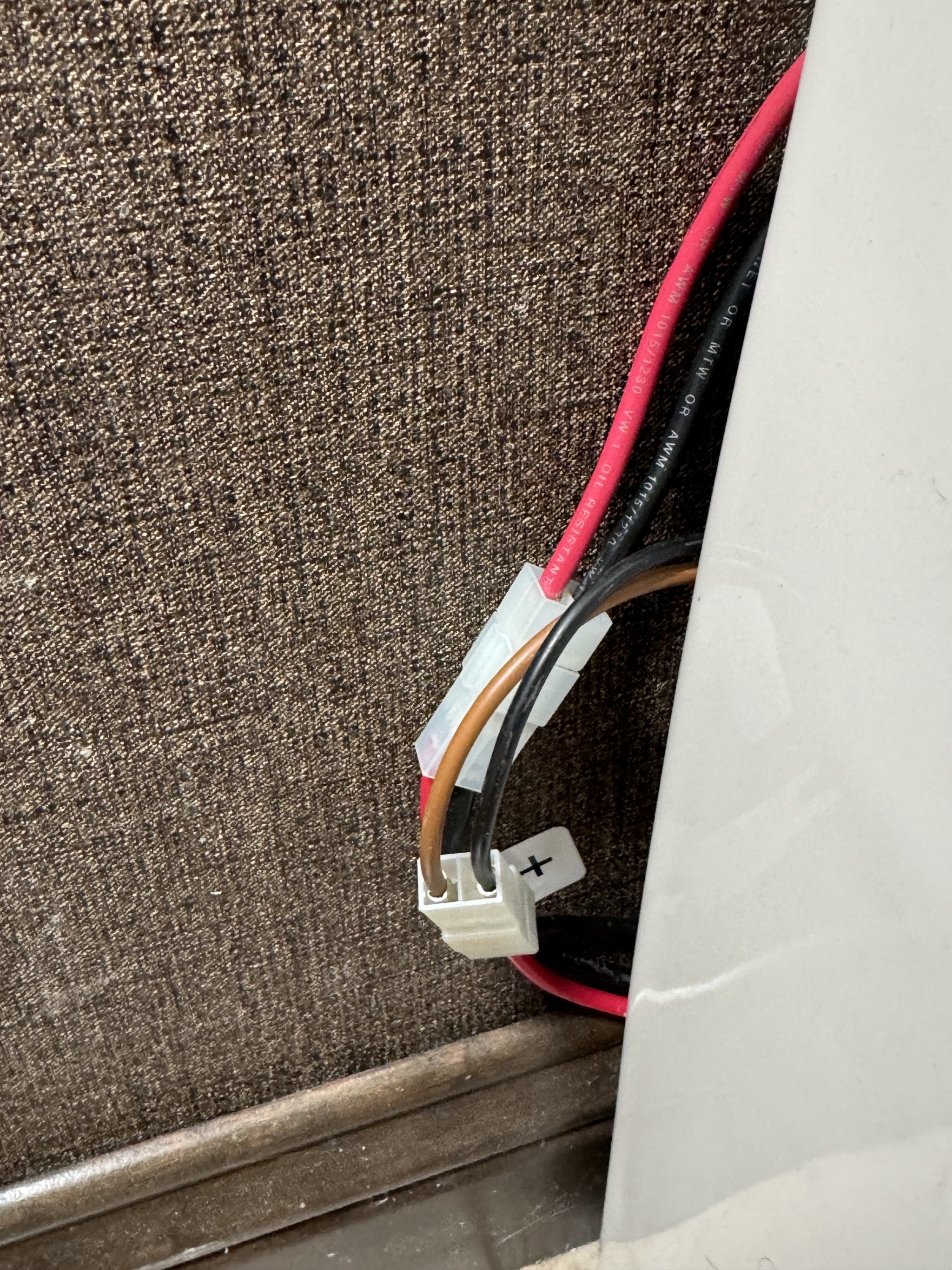 Toilet wires