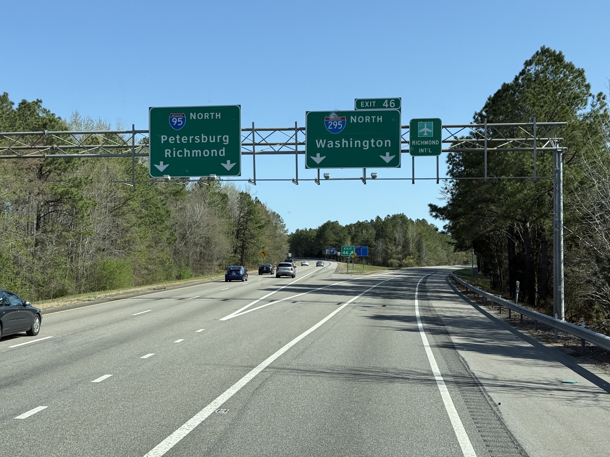 Exit to I-295 North