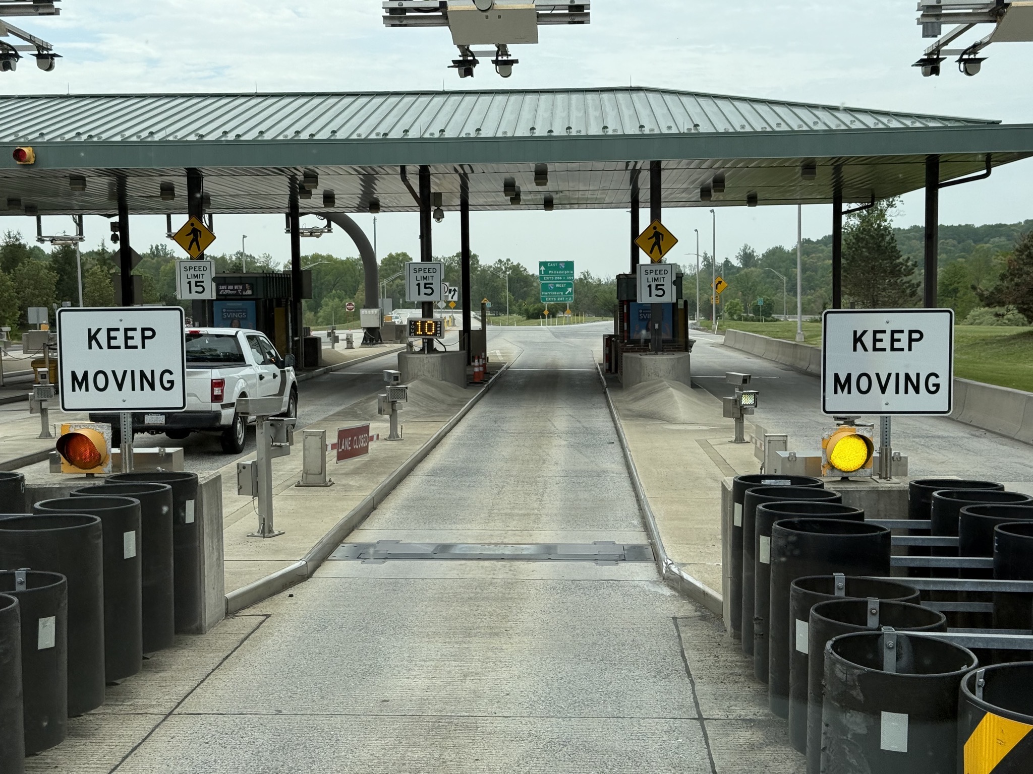 Toll plaza