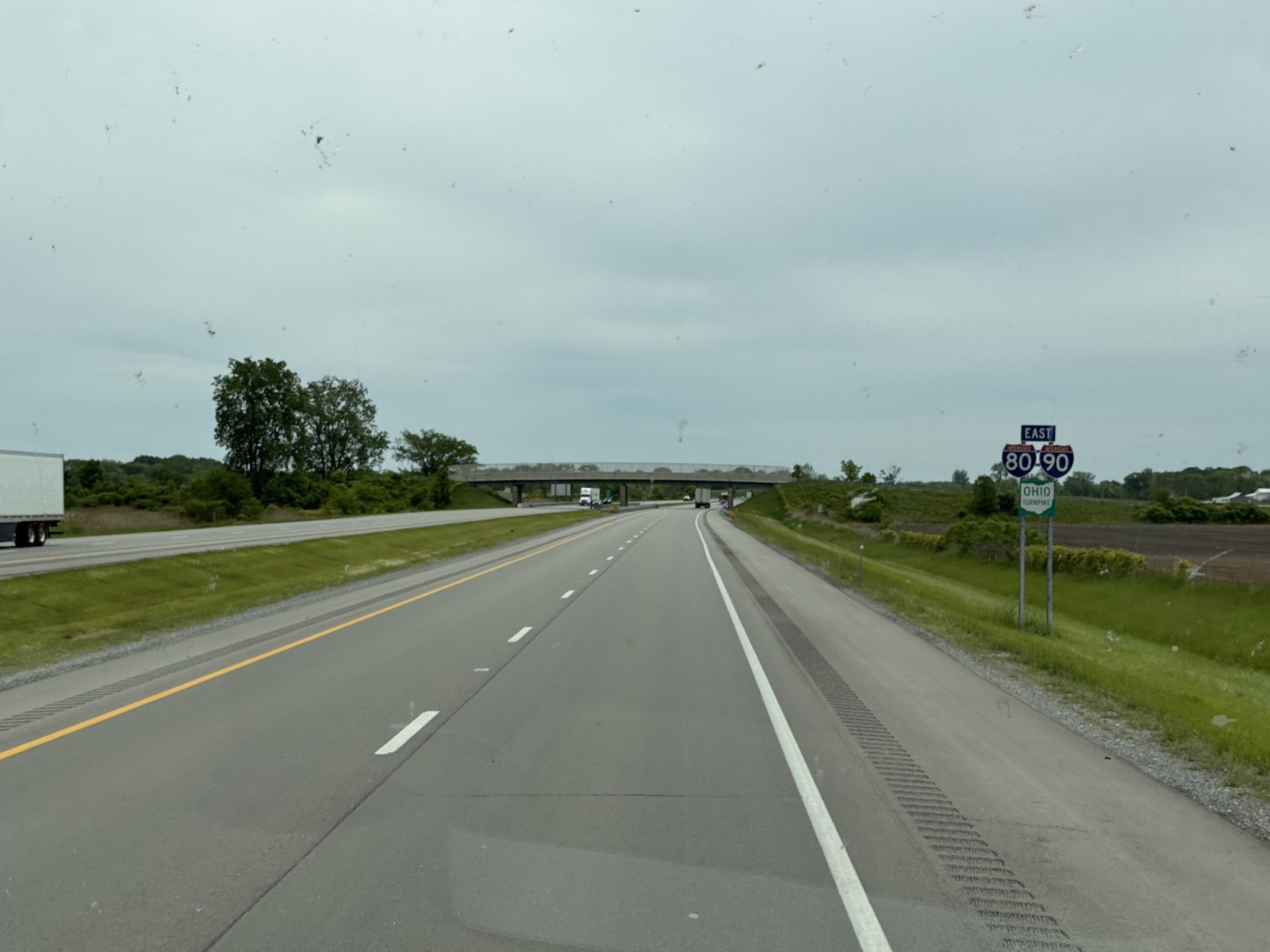 Back on the Ohio Turnpike, aka I-80 and i-90