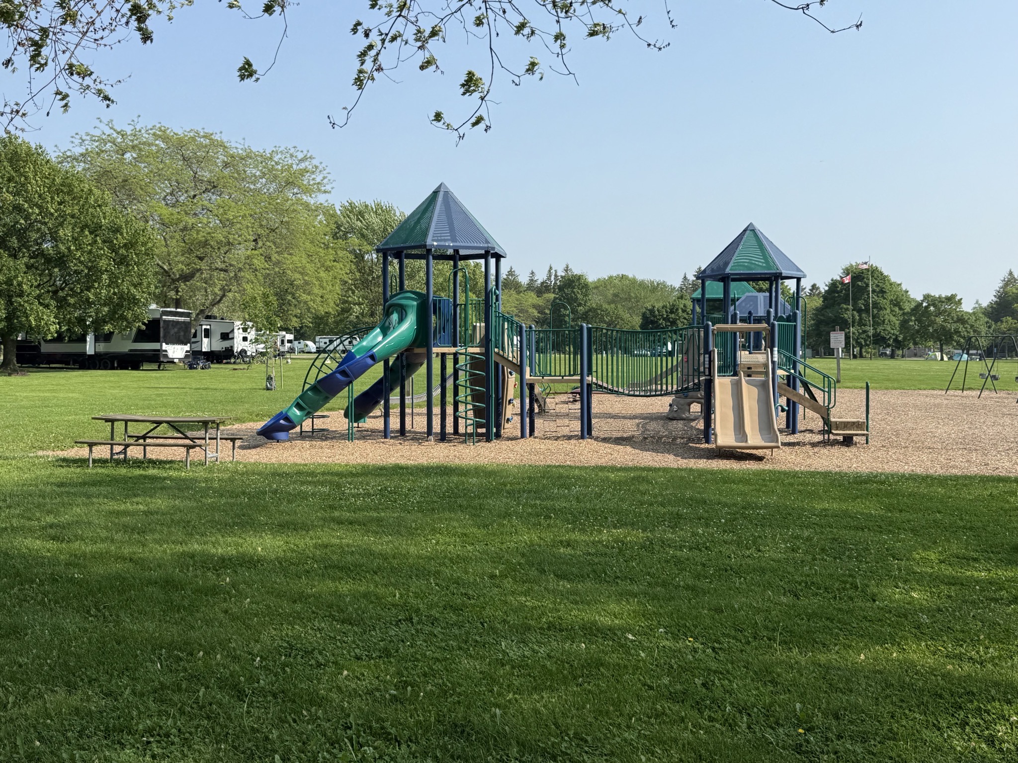 Playground behind our site