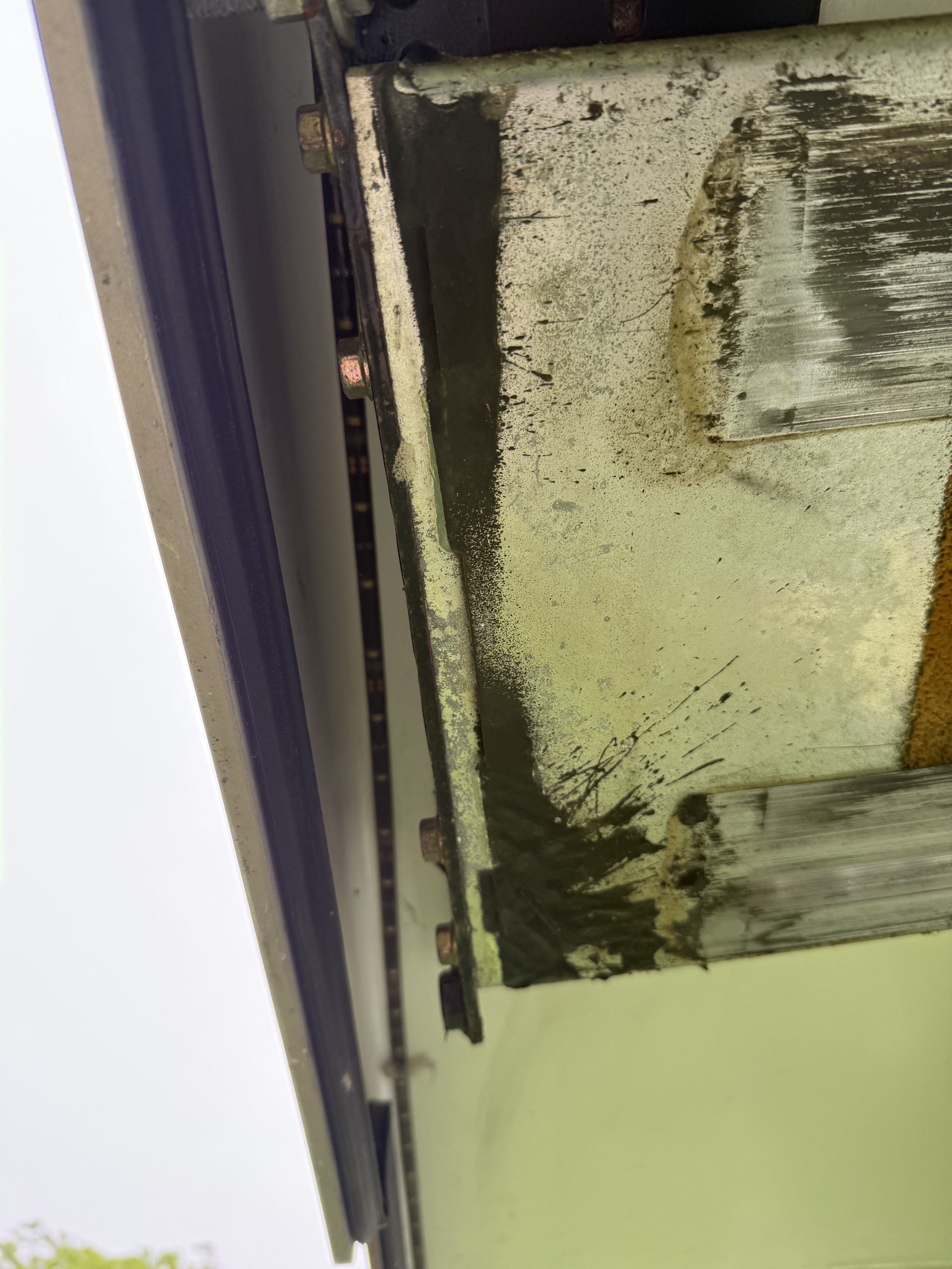 Slide partially retracted