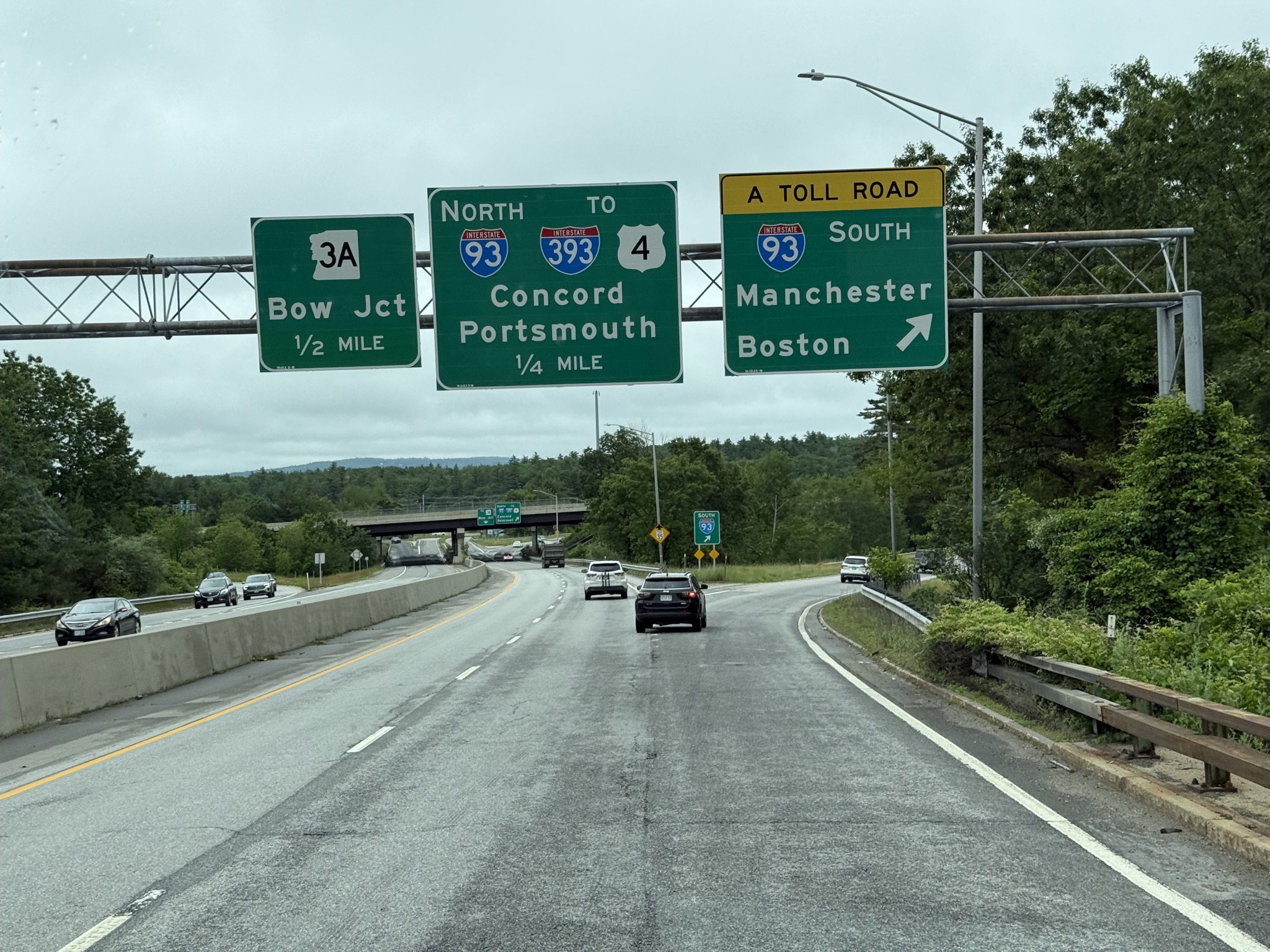 Exit to I-93 South
