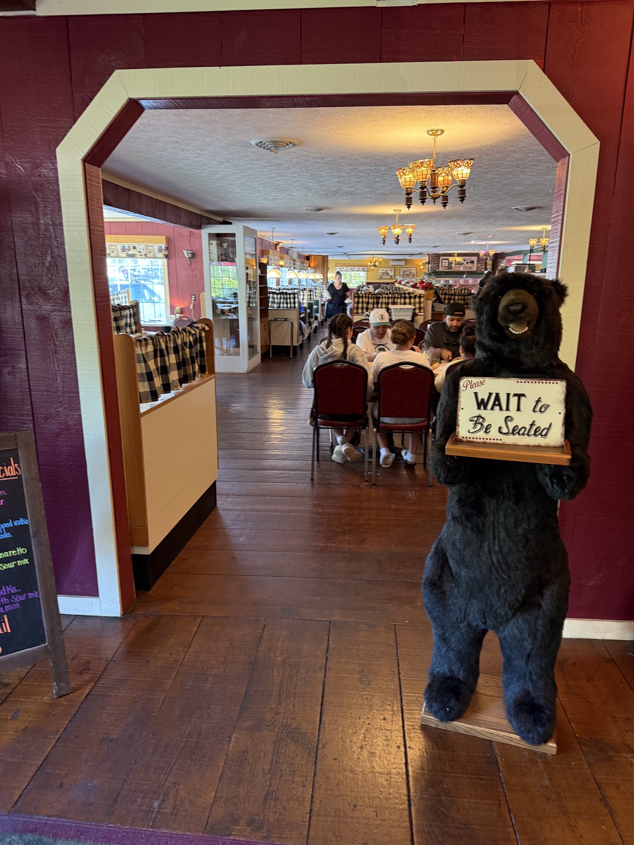 Wait to be seated