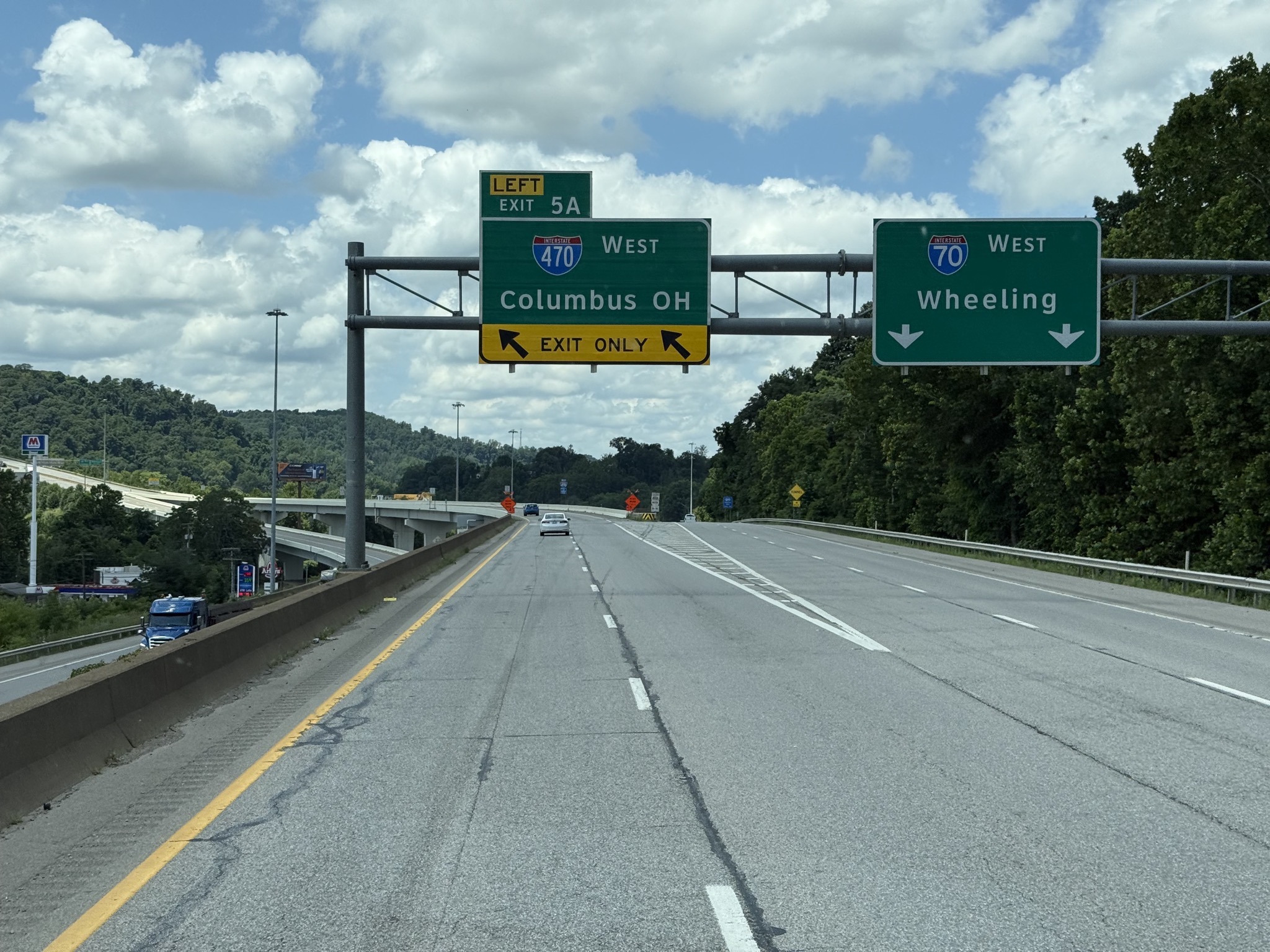 Exit to I-470 West