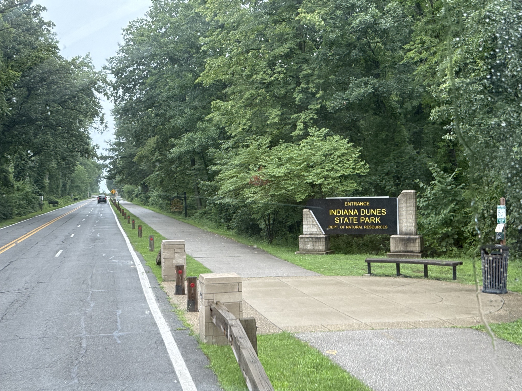 Entering Indiana Dunes State Park