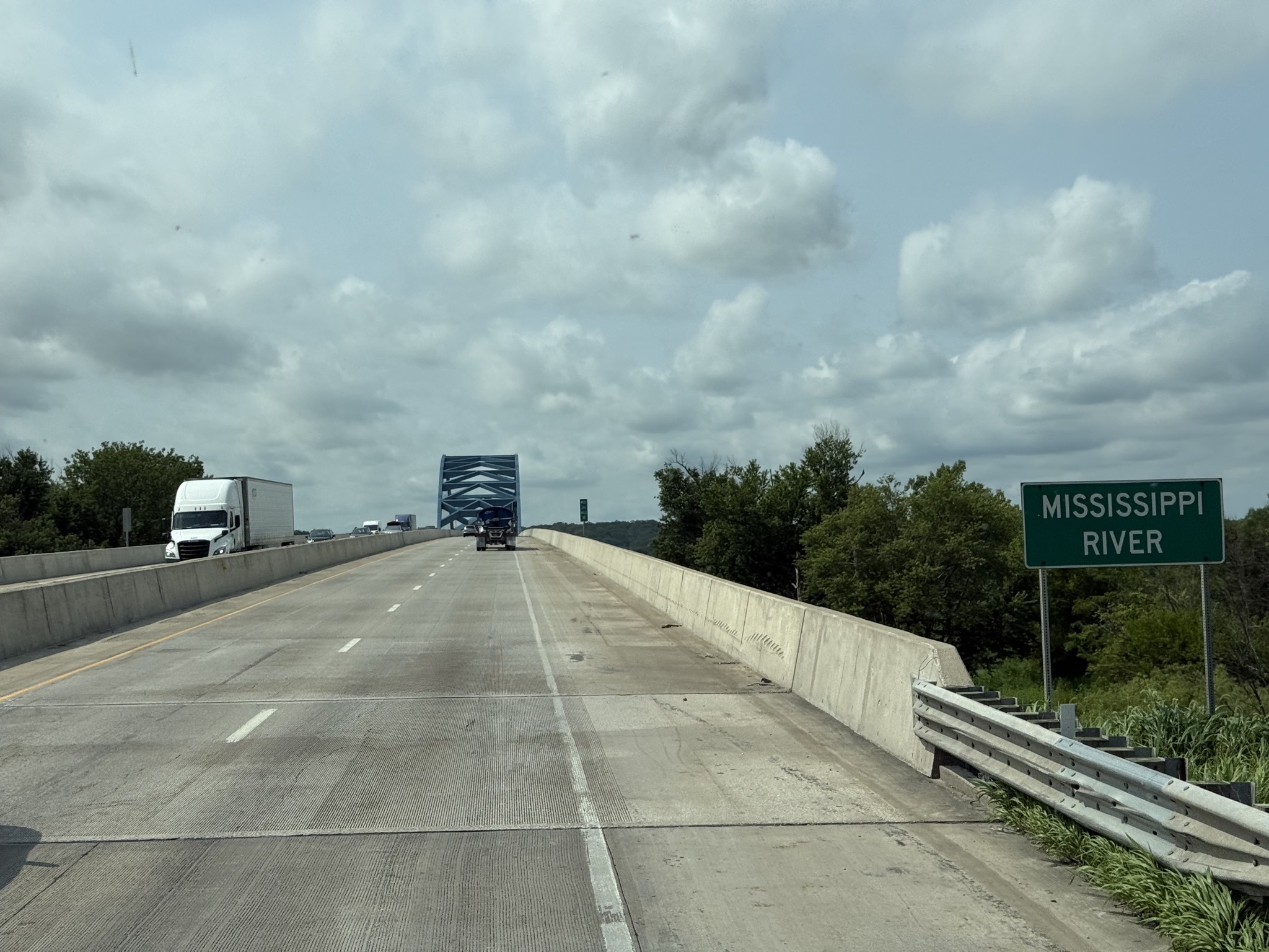 Crossing the Mississippi River
