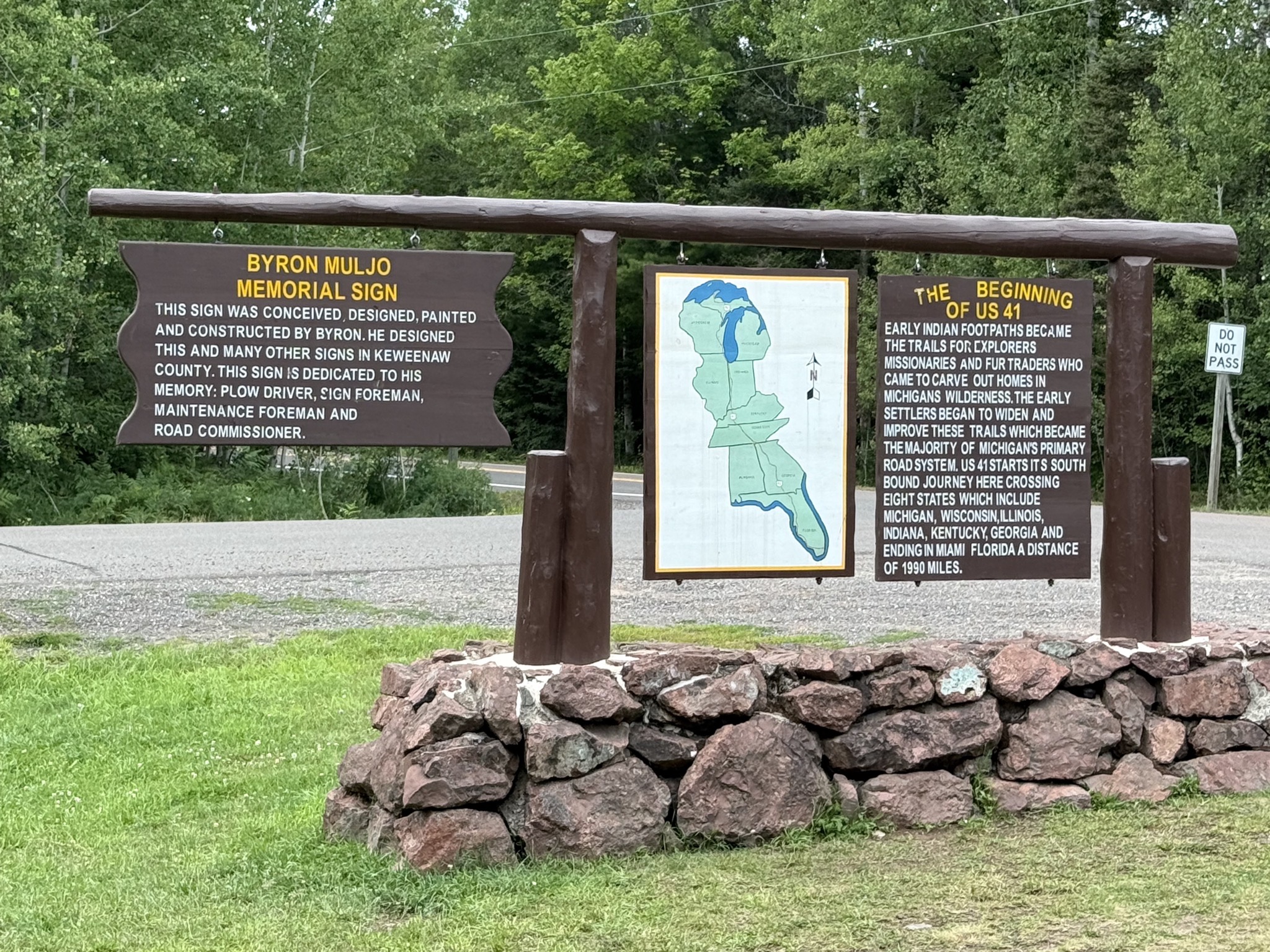 The beginning of US 41