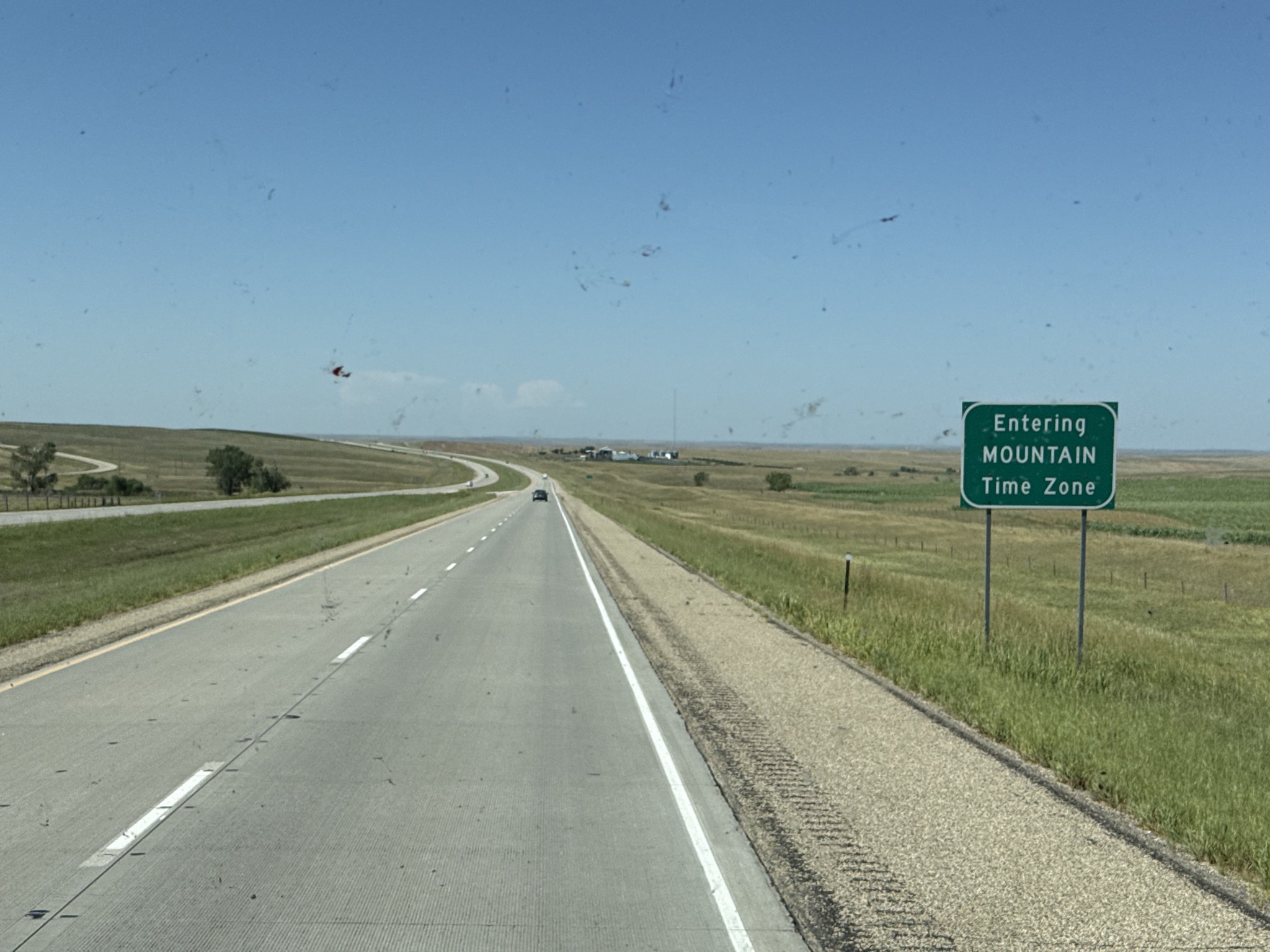 Entering Mountain Time Zone