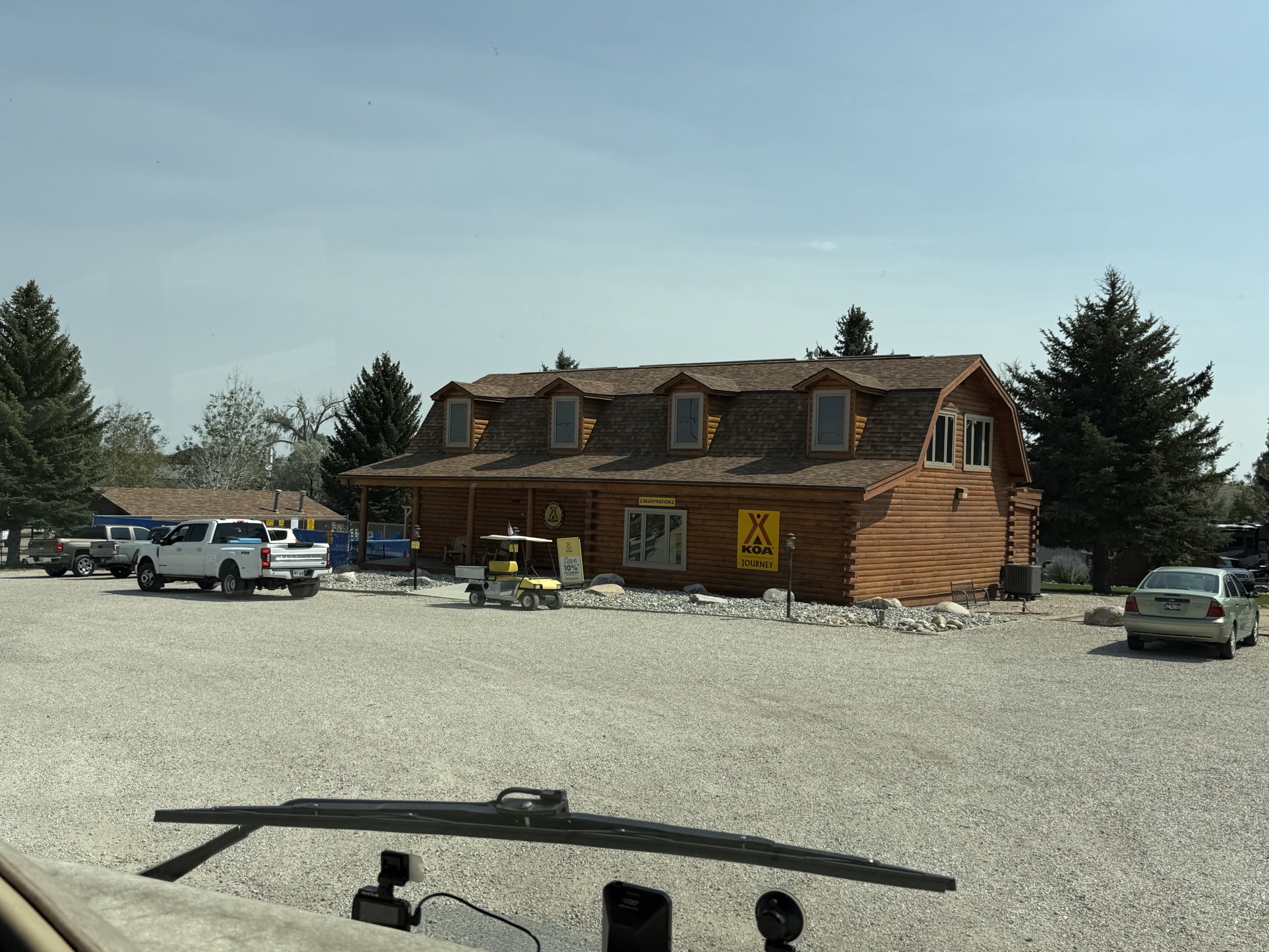 Arriving at Buffalo KOA