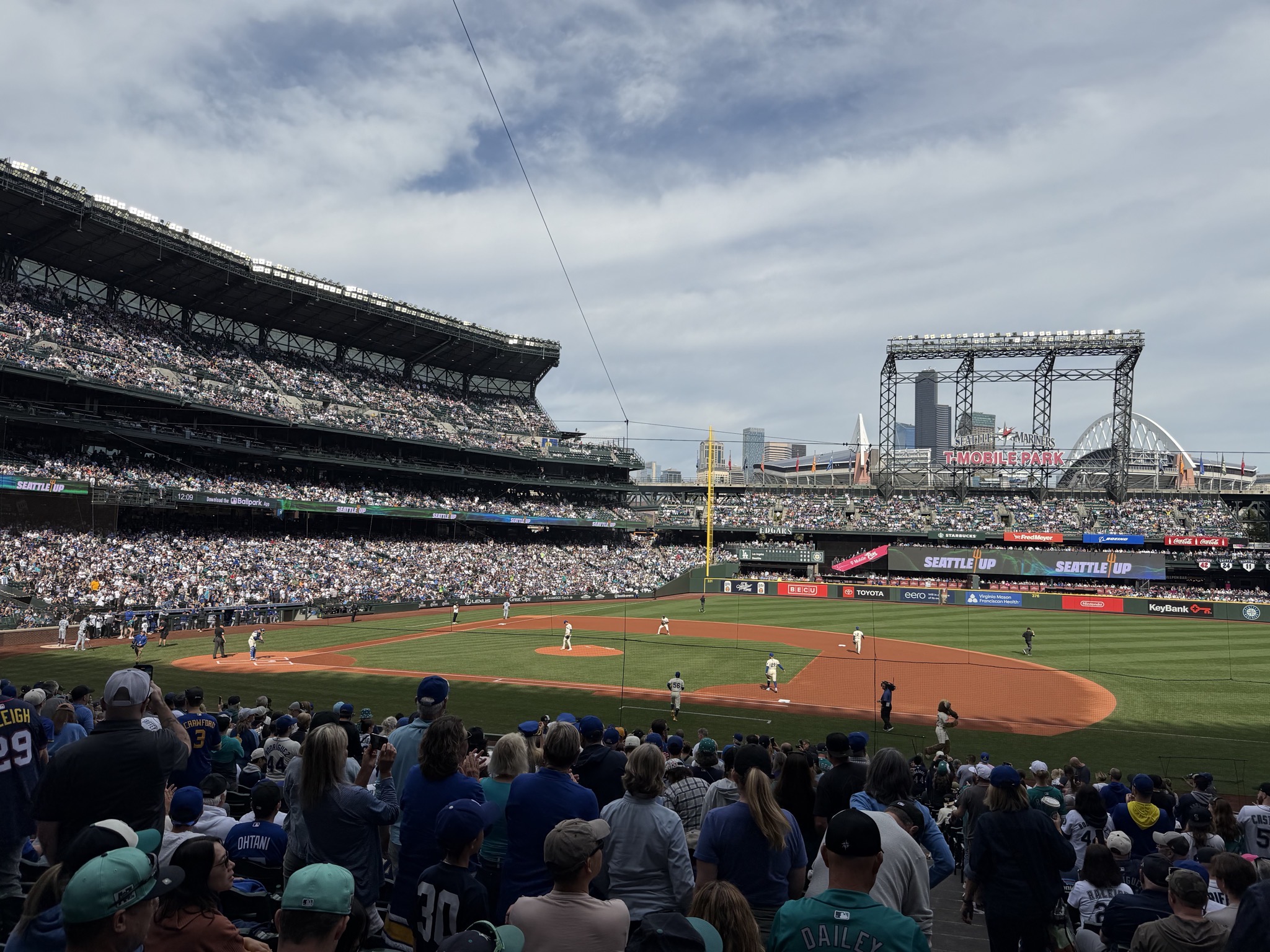 View from our seats