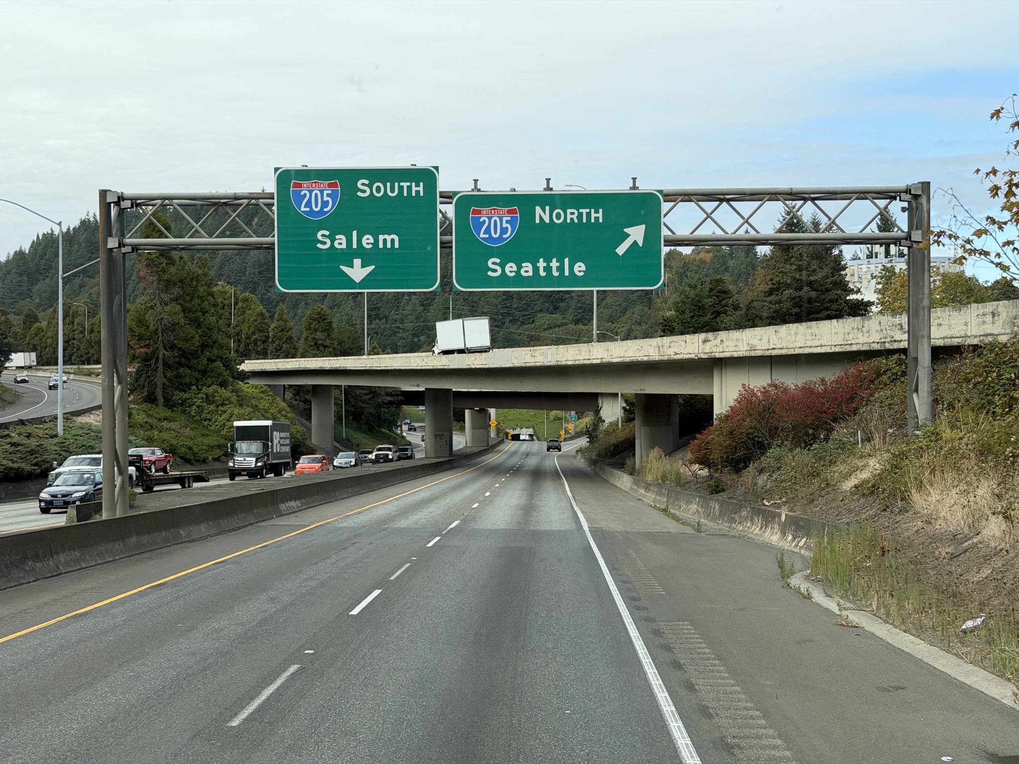 Heading to I-205 South