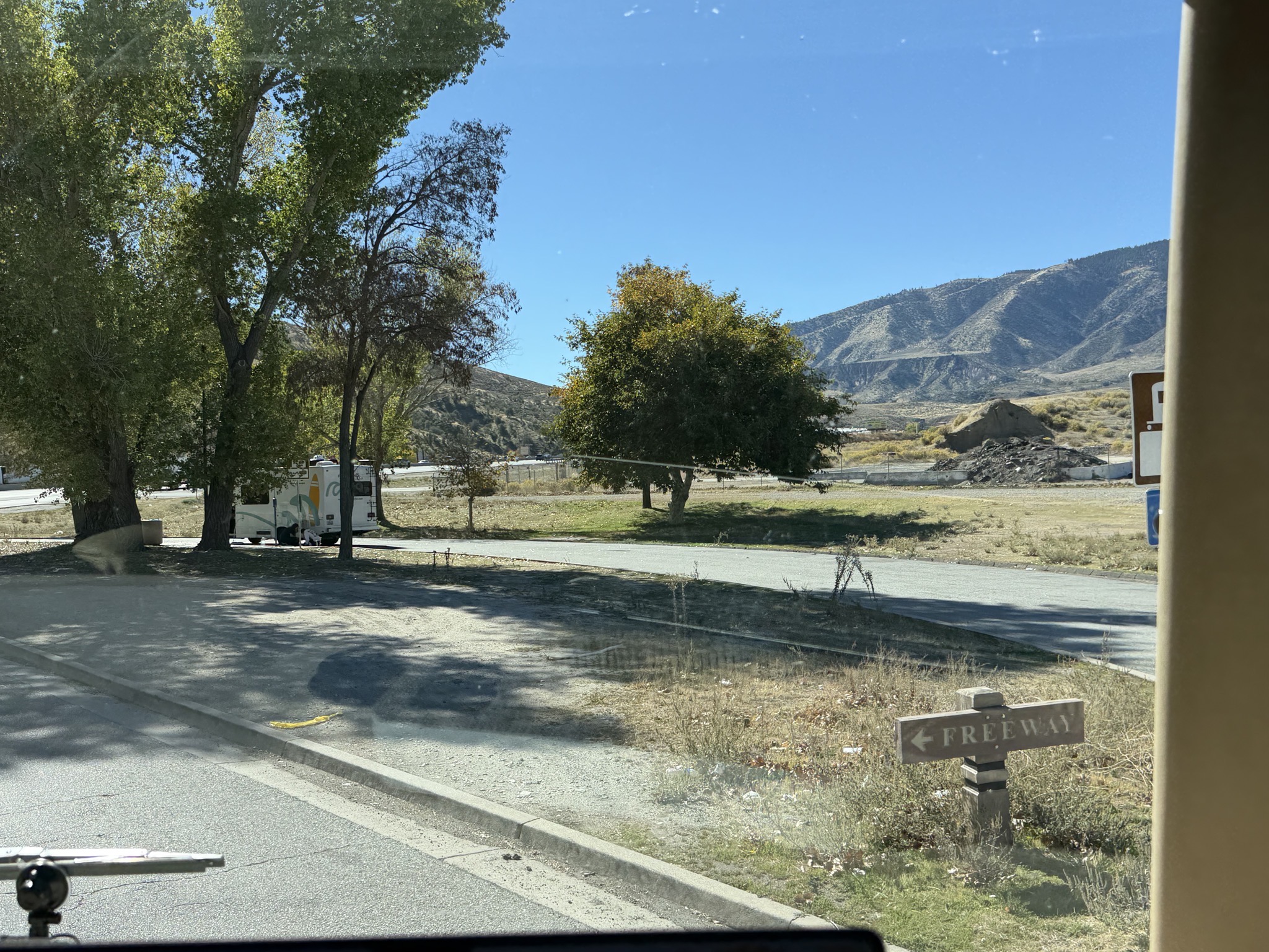 A dump station at the rest area