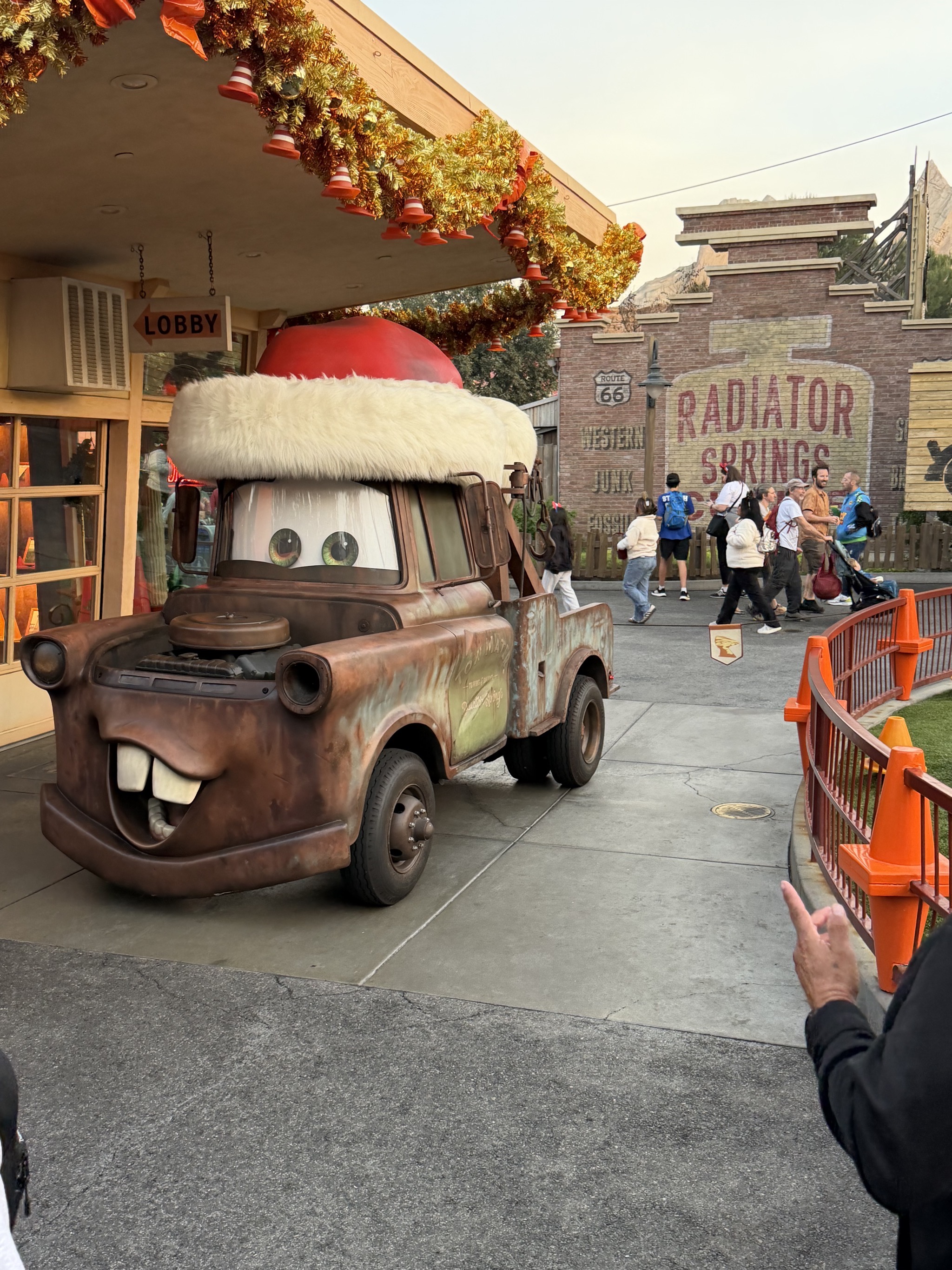Cars Land Christmas