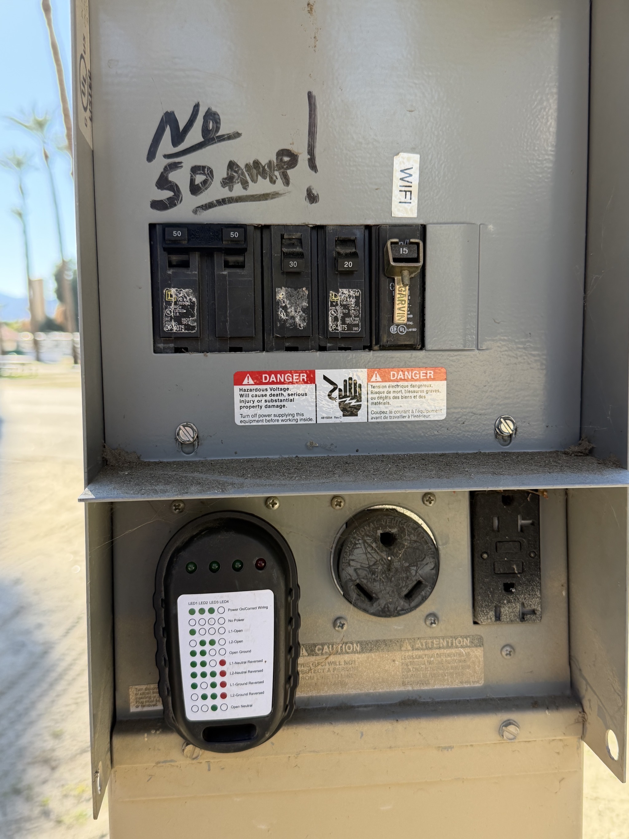 No 50 amp
