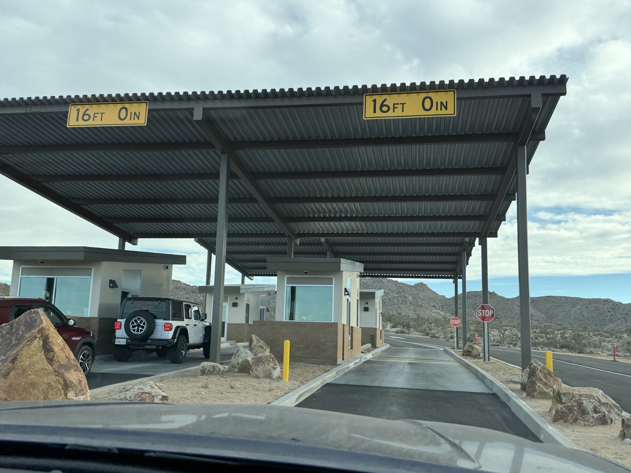 New entrance station