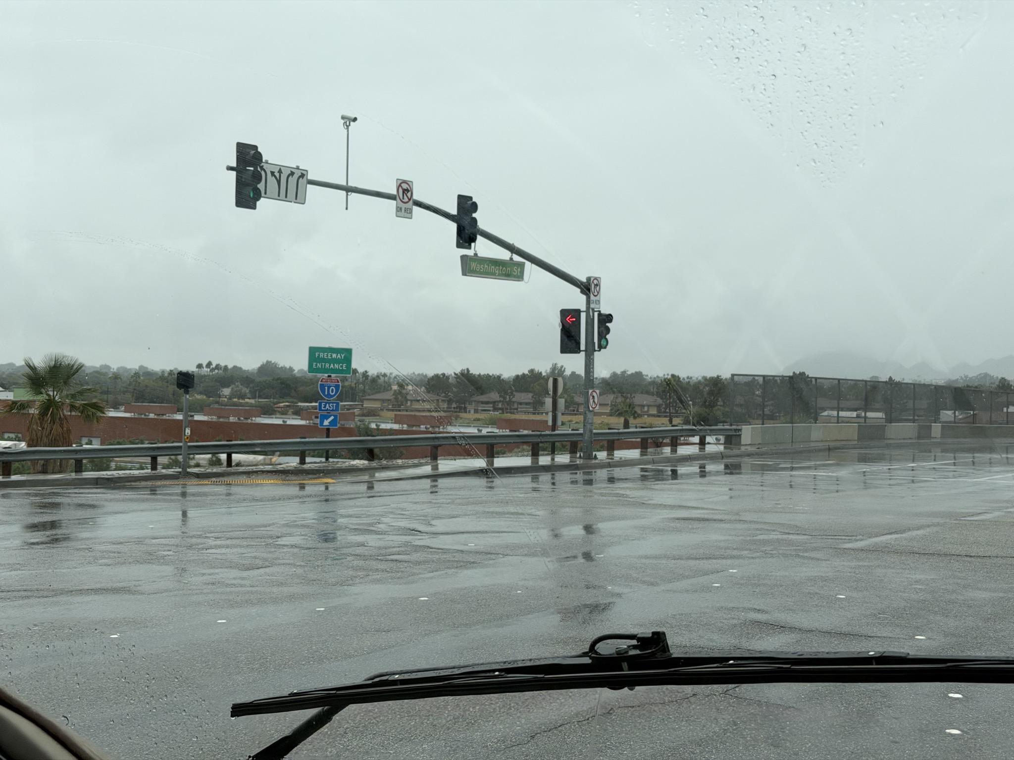Entering I-10 East