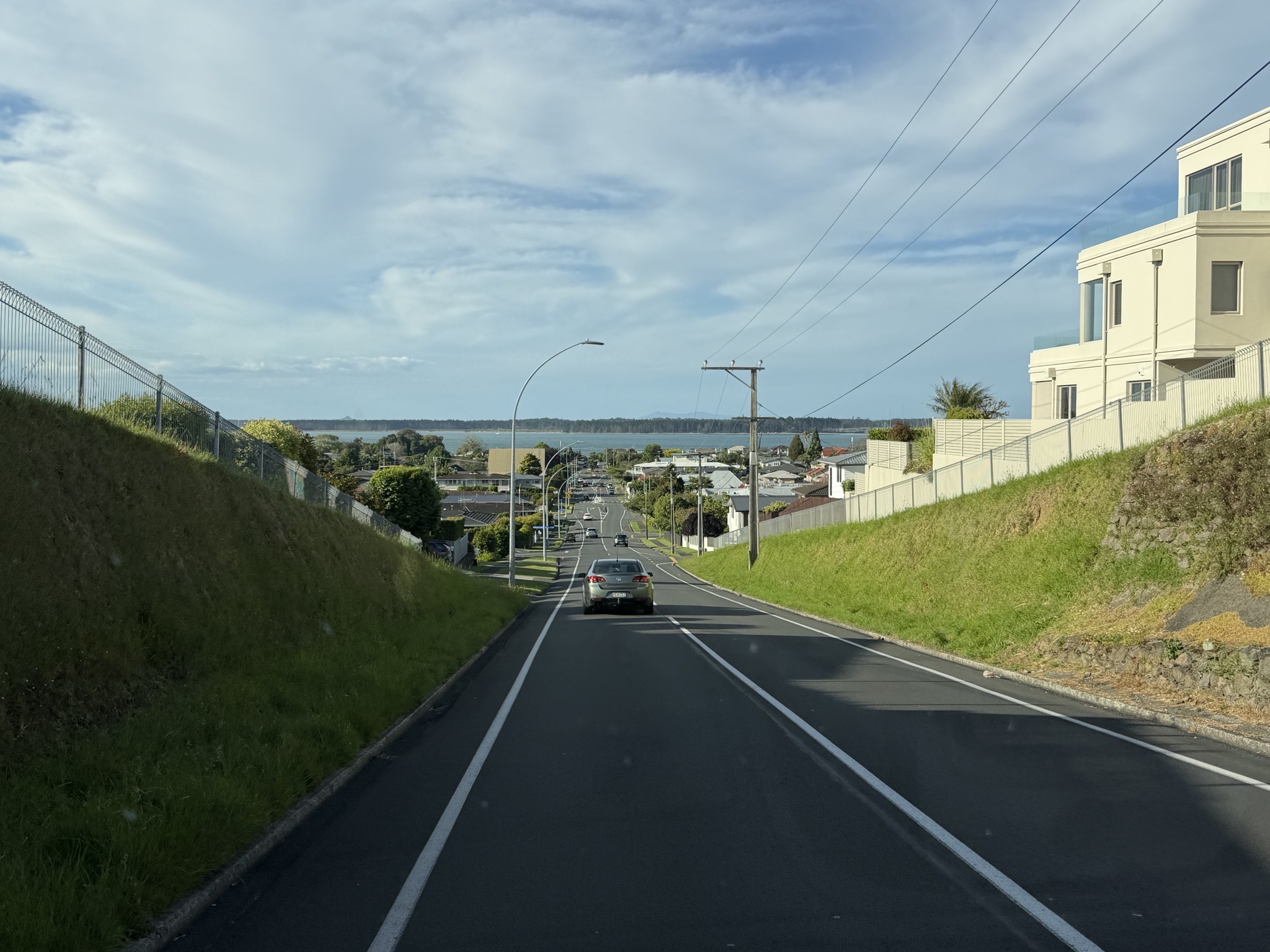 Downhill towards the harbor