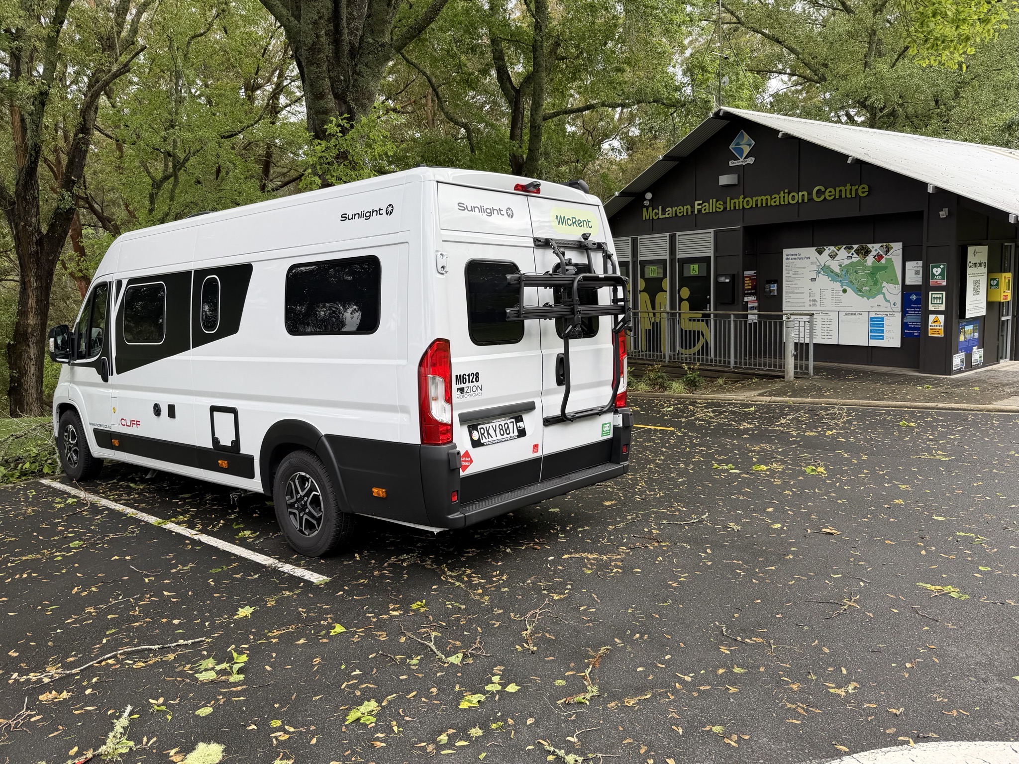 Van parked