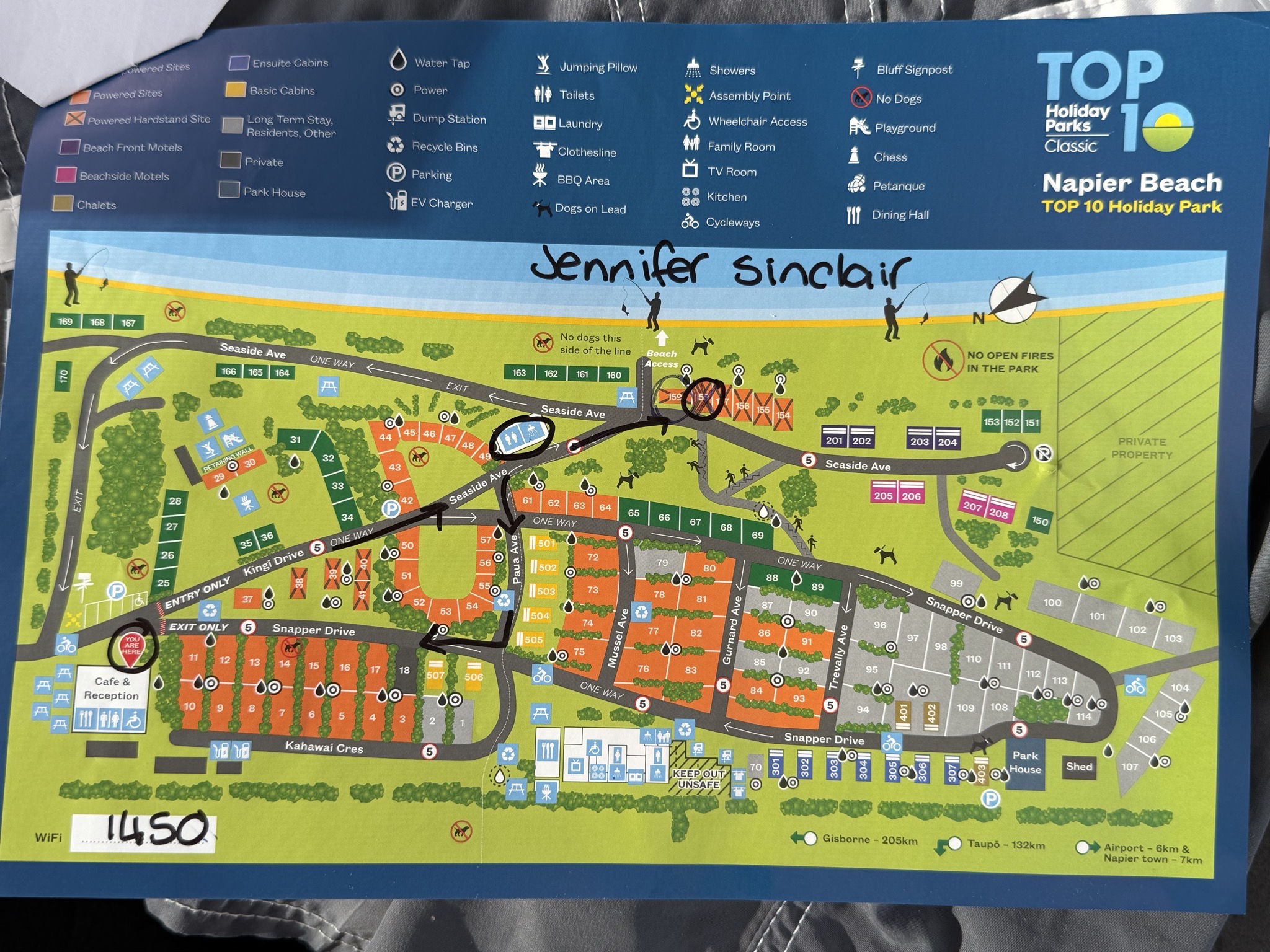 Campground map