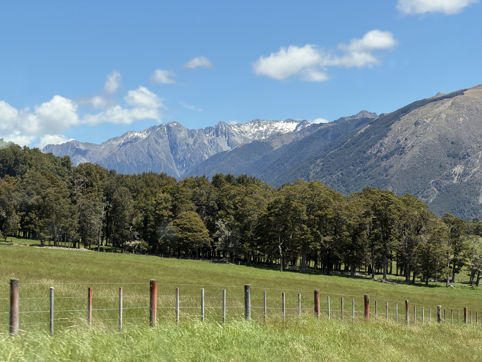 Snow-capped mountains
