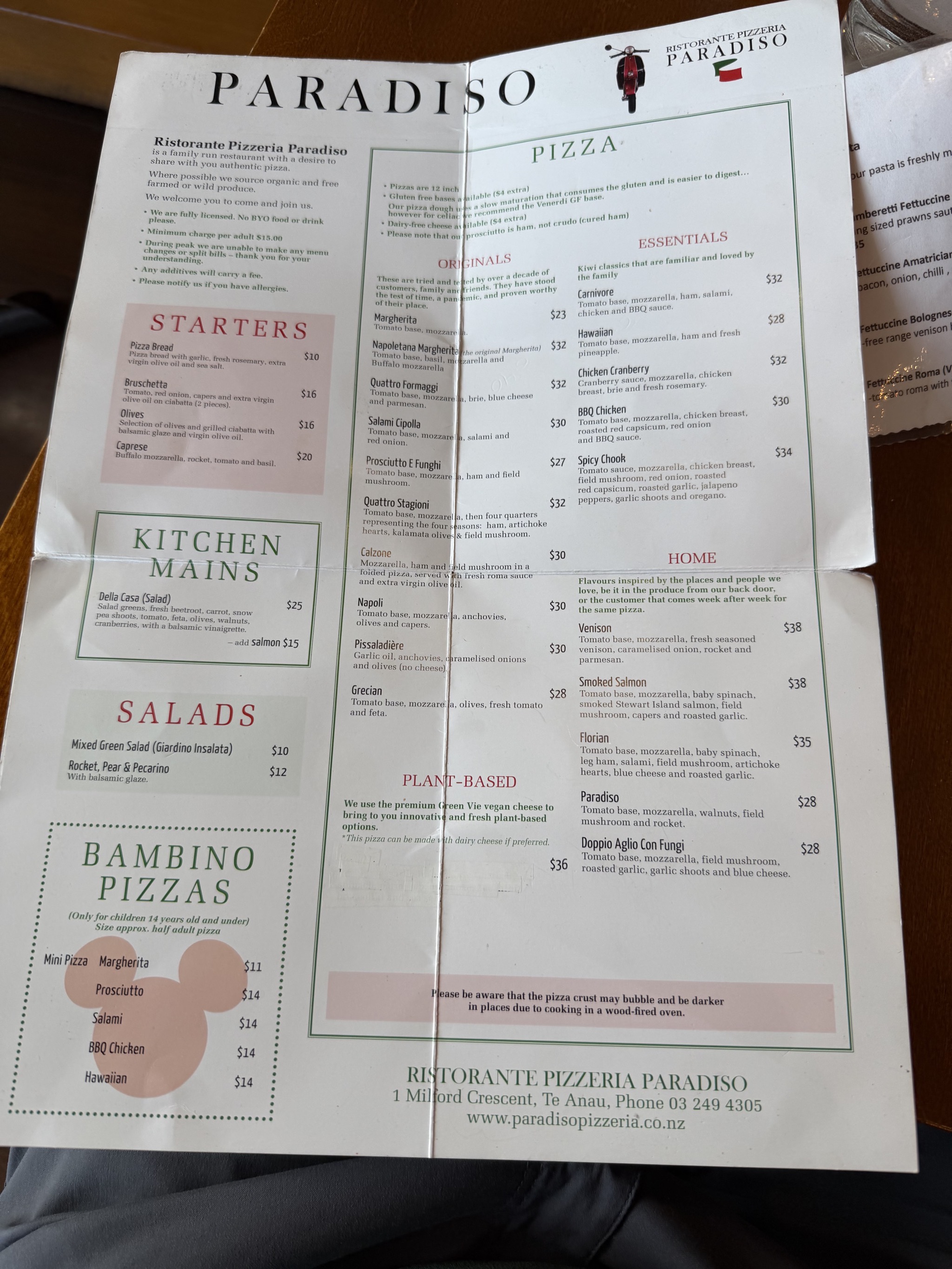 Ristorante Pizzeria Paradiso