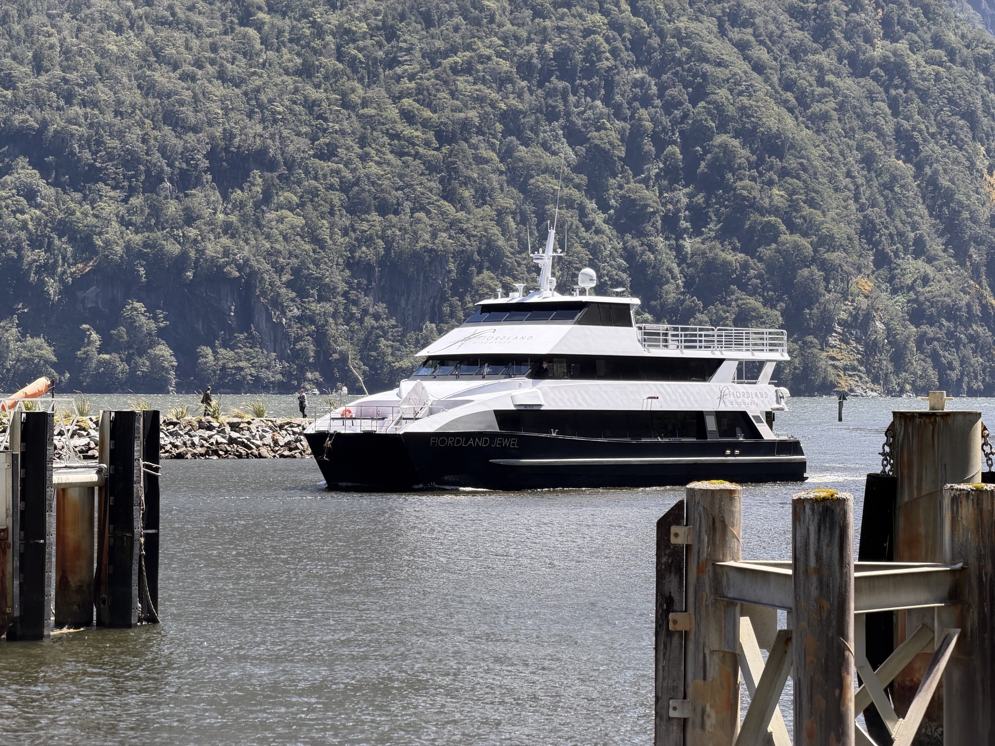 Boat arriving