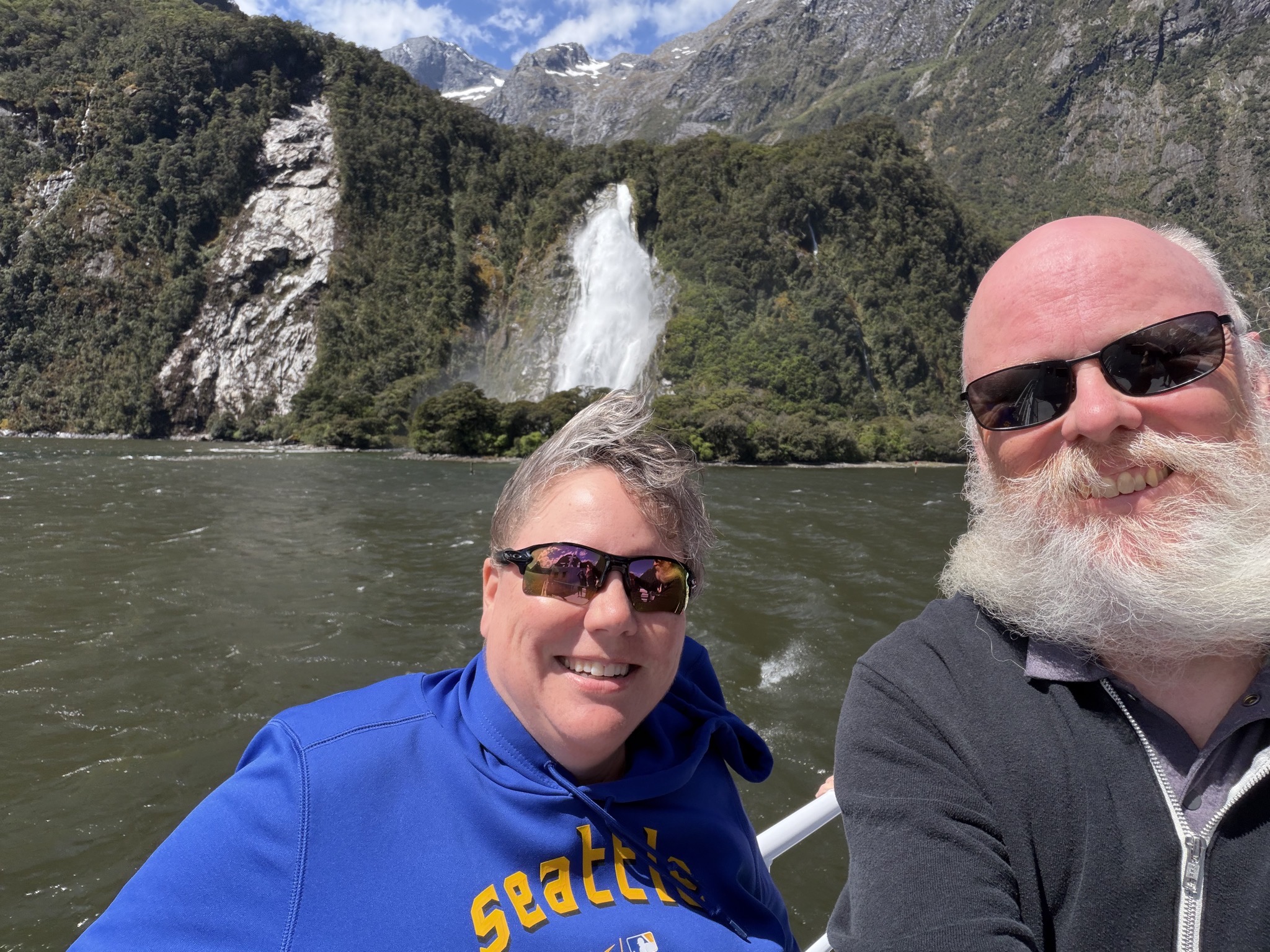 Waterfall selfie