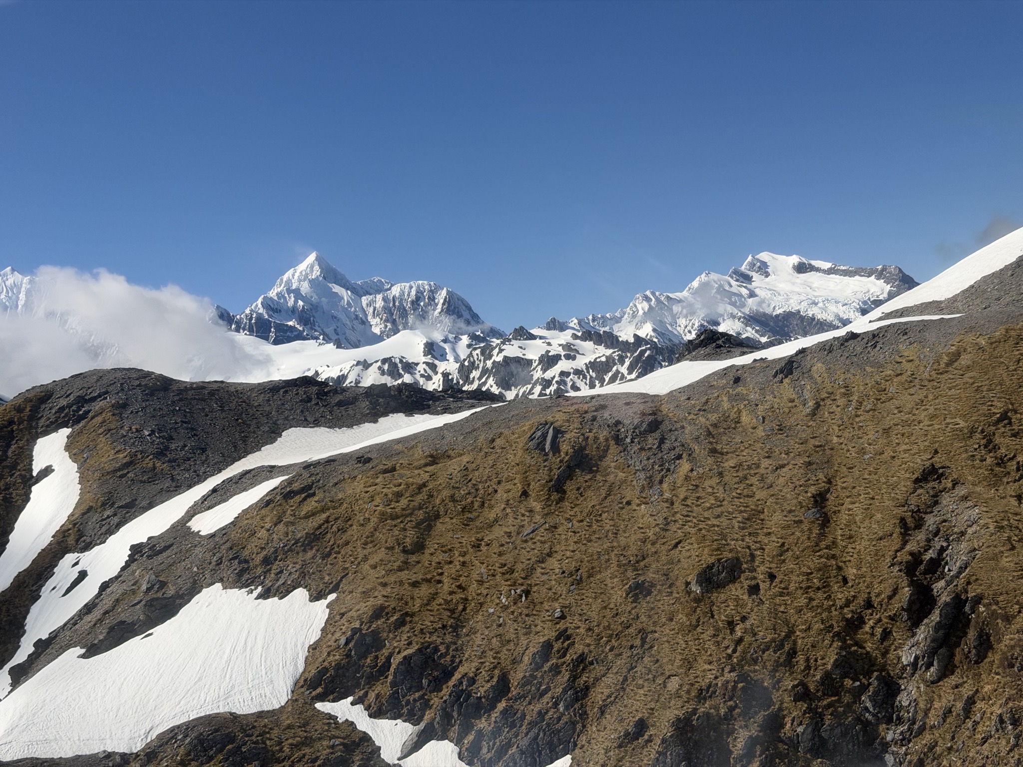 A peek of Mount Cook