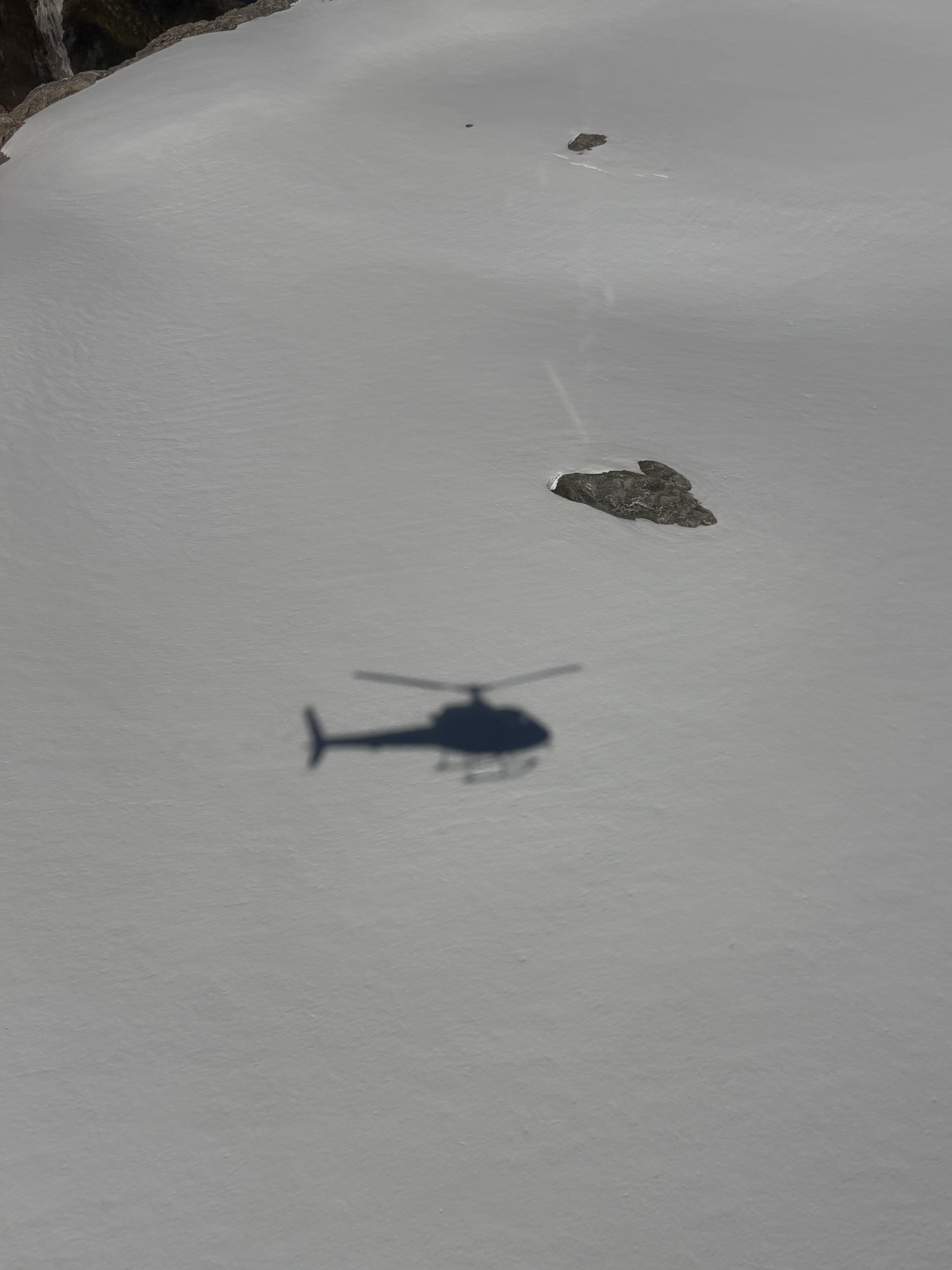 Helicopter shadow