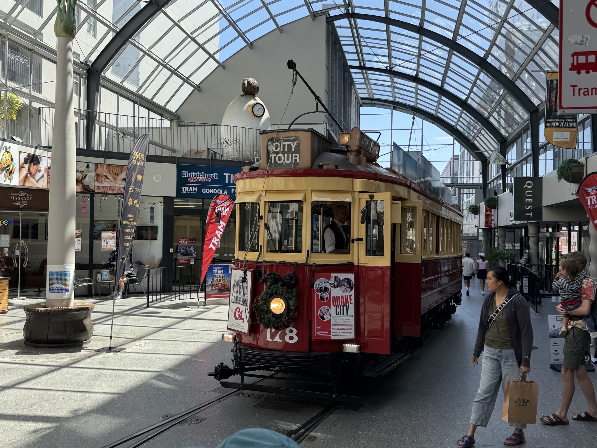 City tour tram