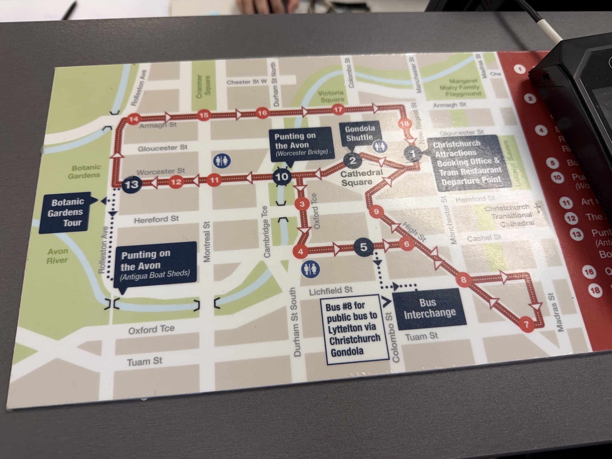 Tram route