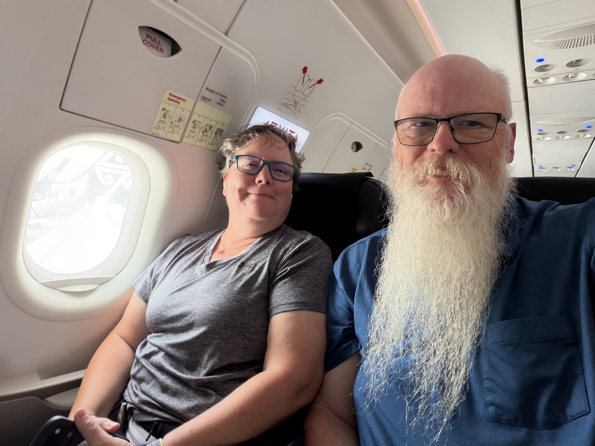 Our first flight