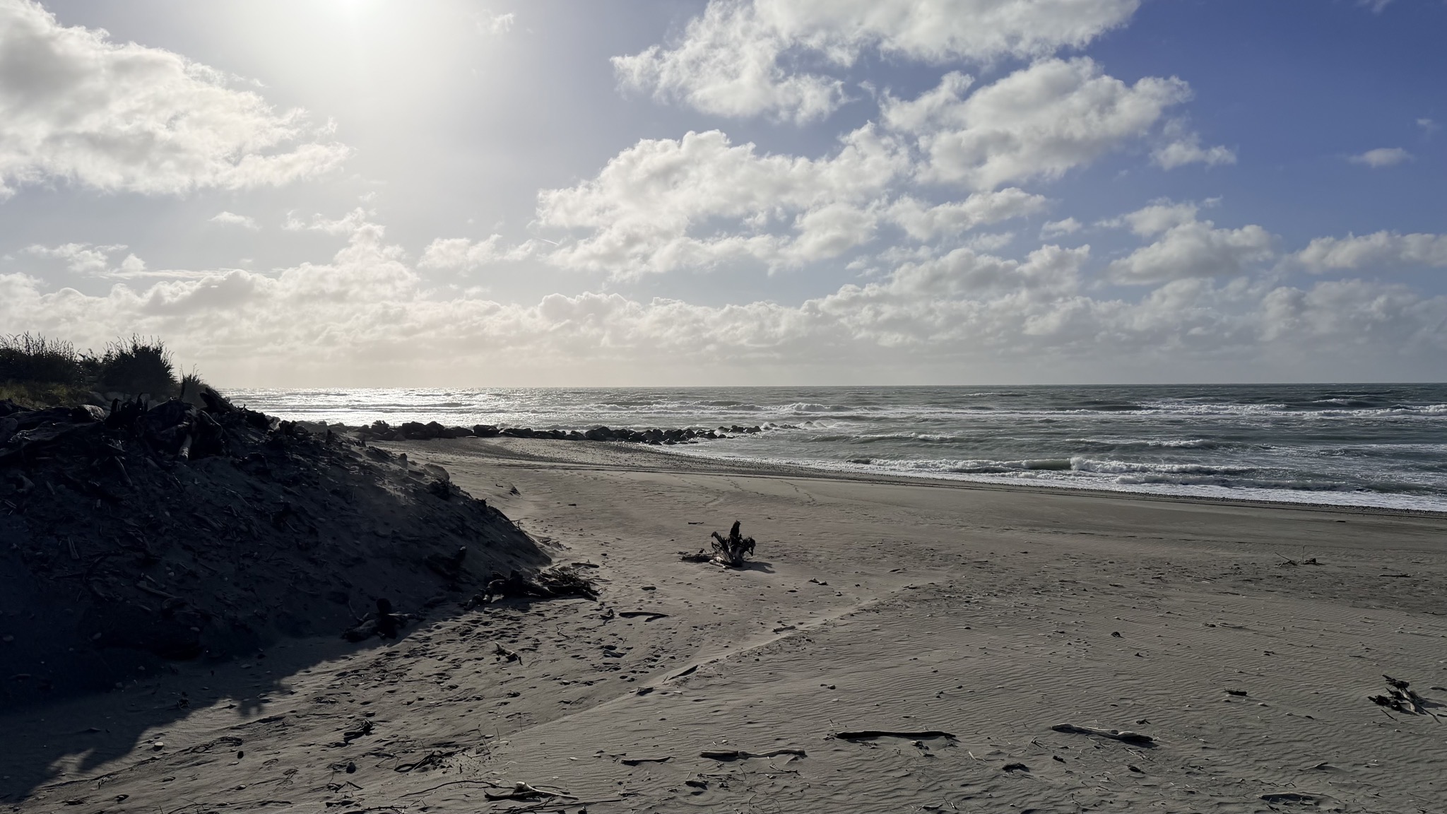 Hokitika beach