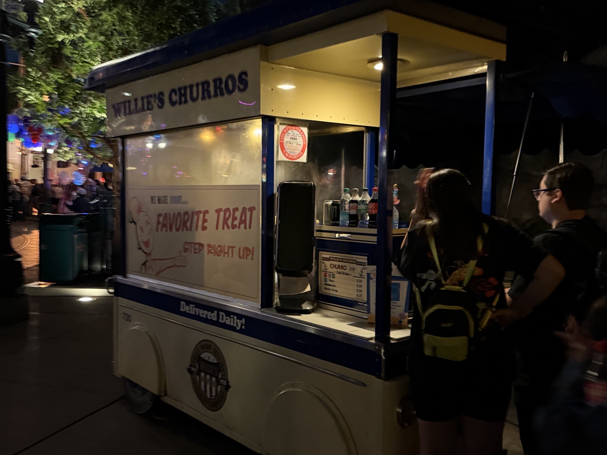 Churro for dessert
