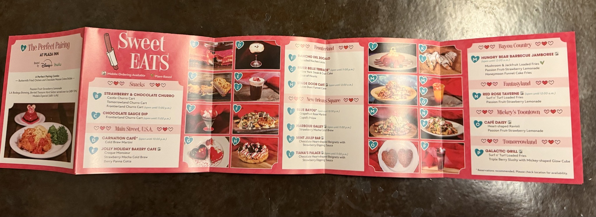 Sweetheart's Nite Event brochure