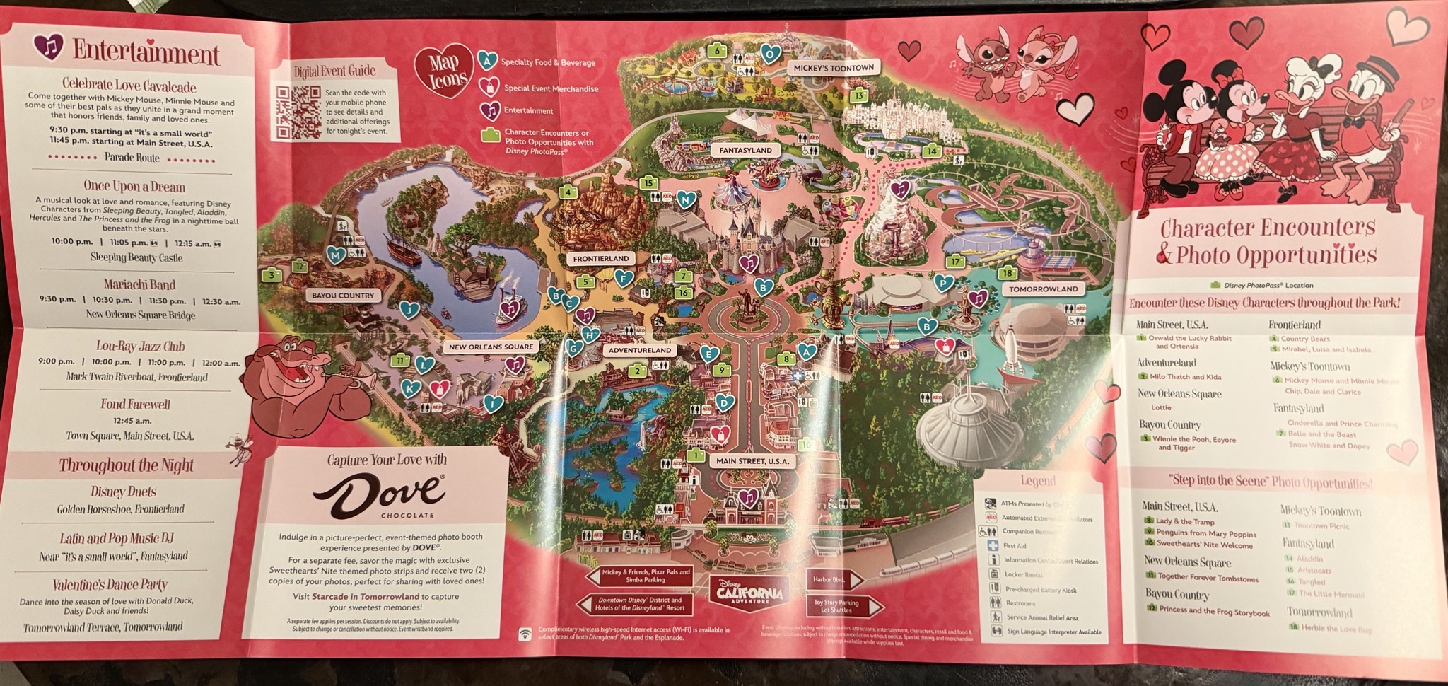 Sweetheart's Nite Event brochure