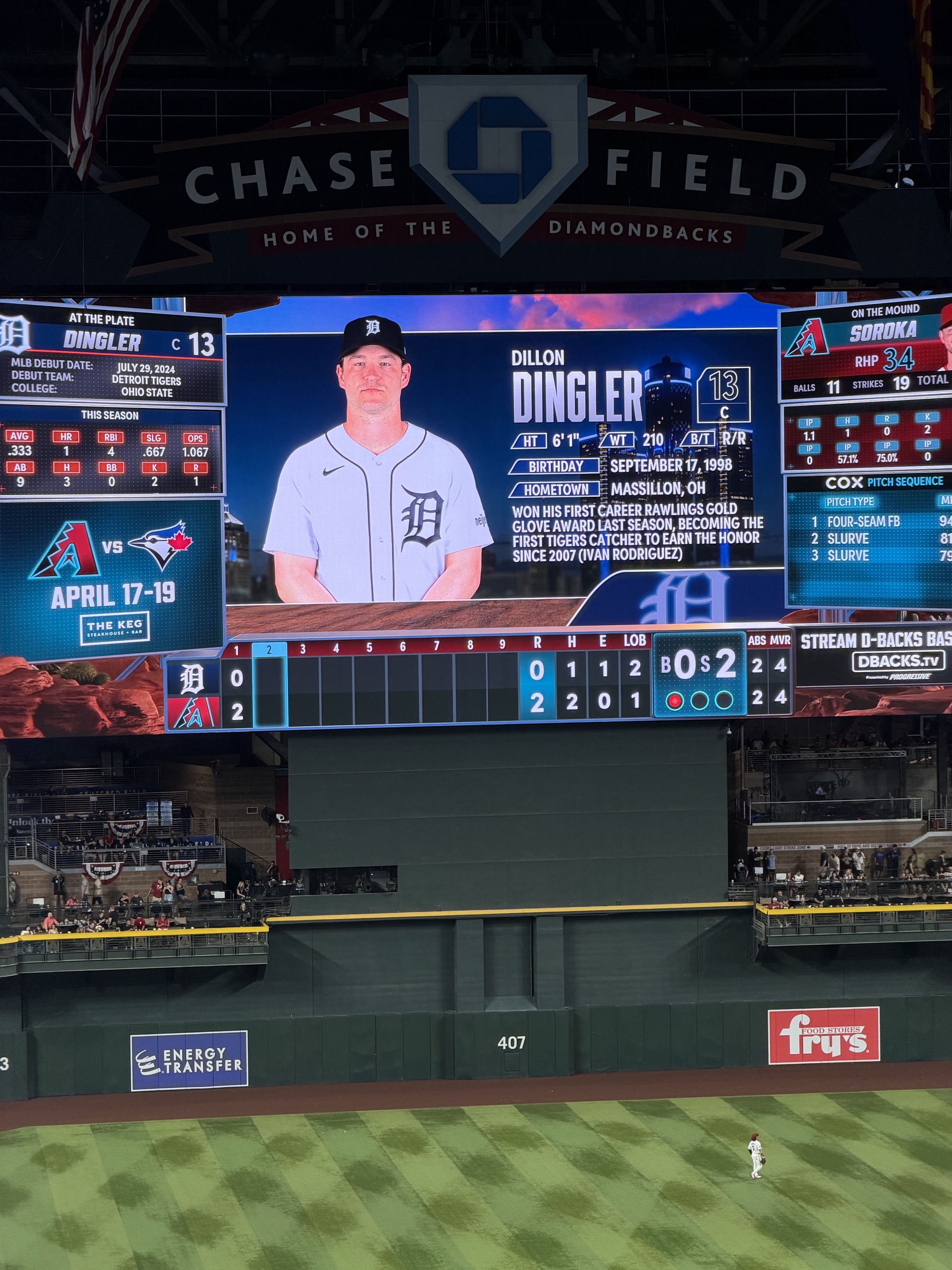 Dillon Dingler is a very baseball name