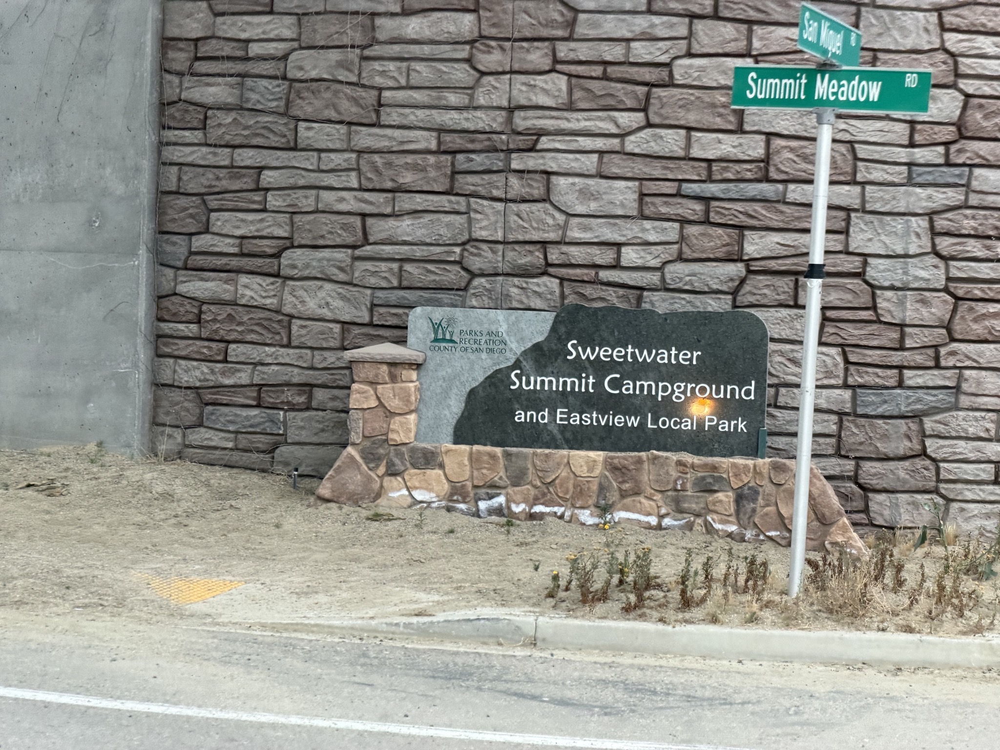 Arriving at Sweetwater Summit Campground