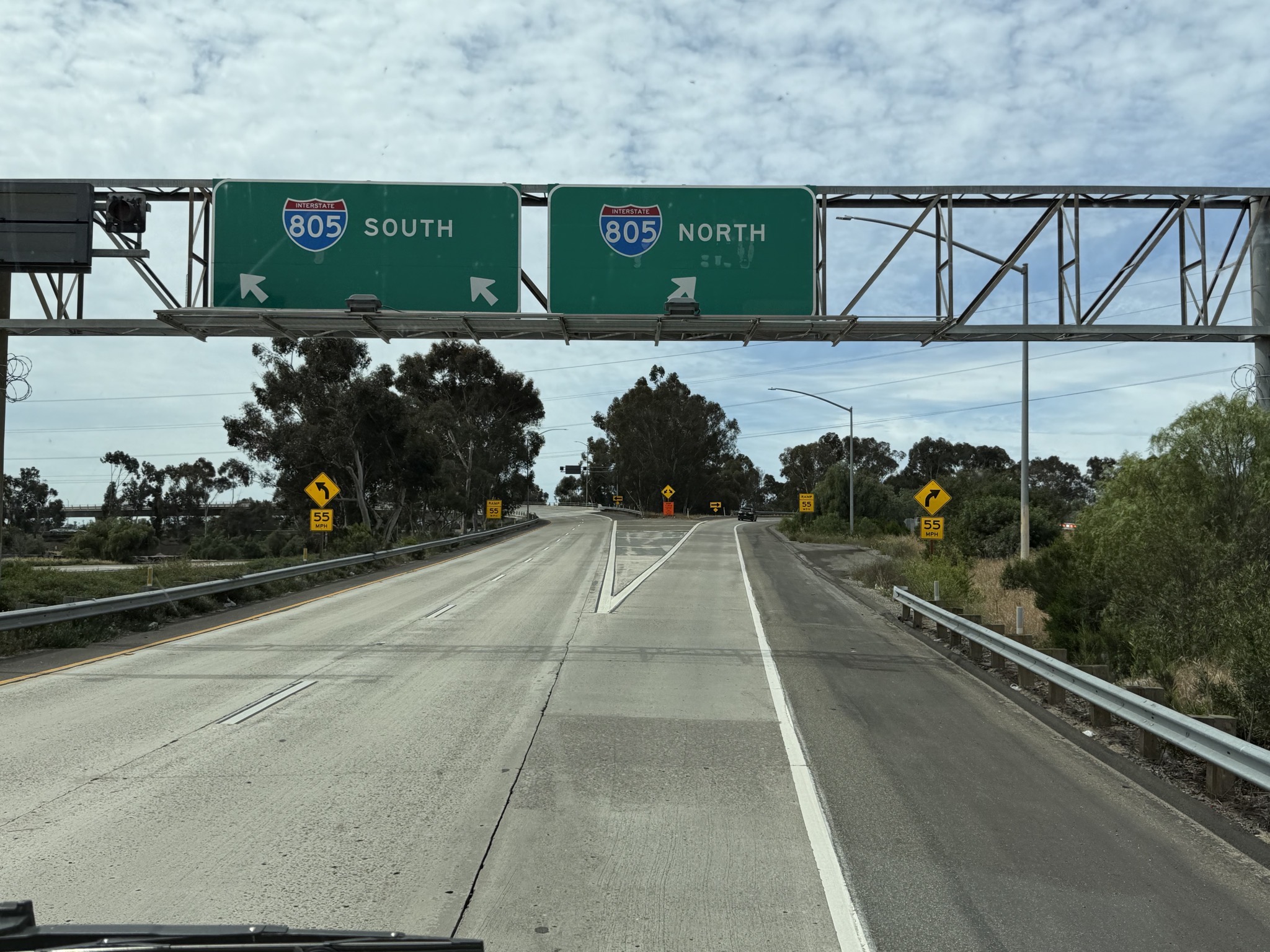 Exit to I-805 North