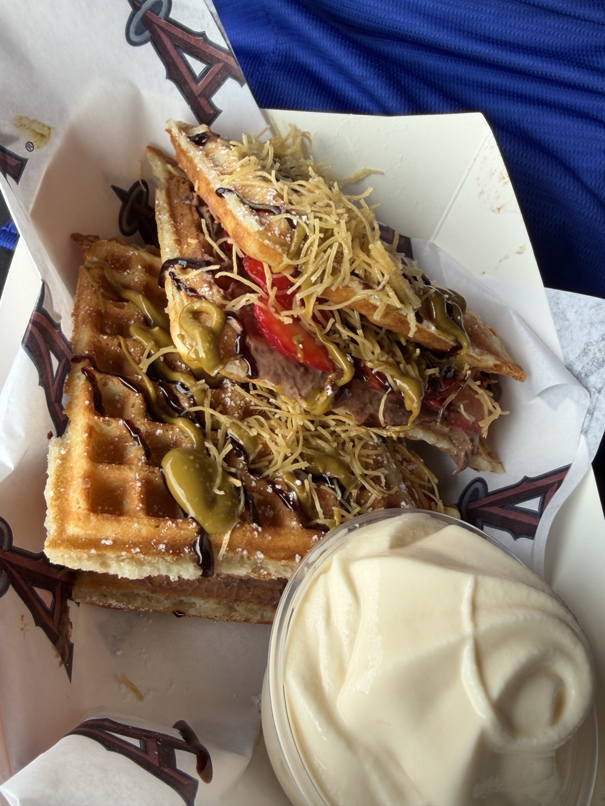 Dessert waffles