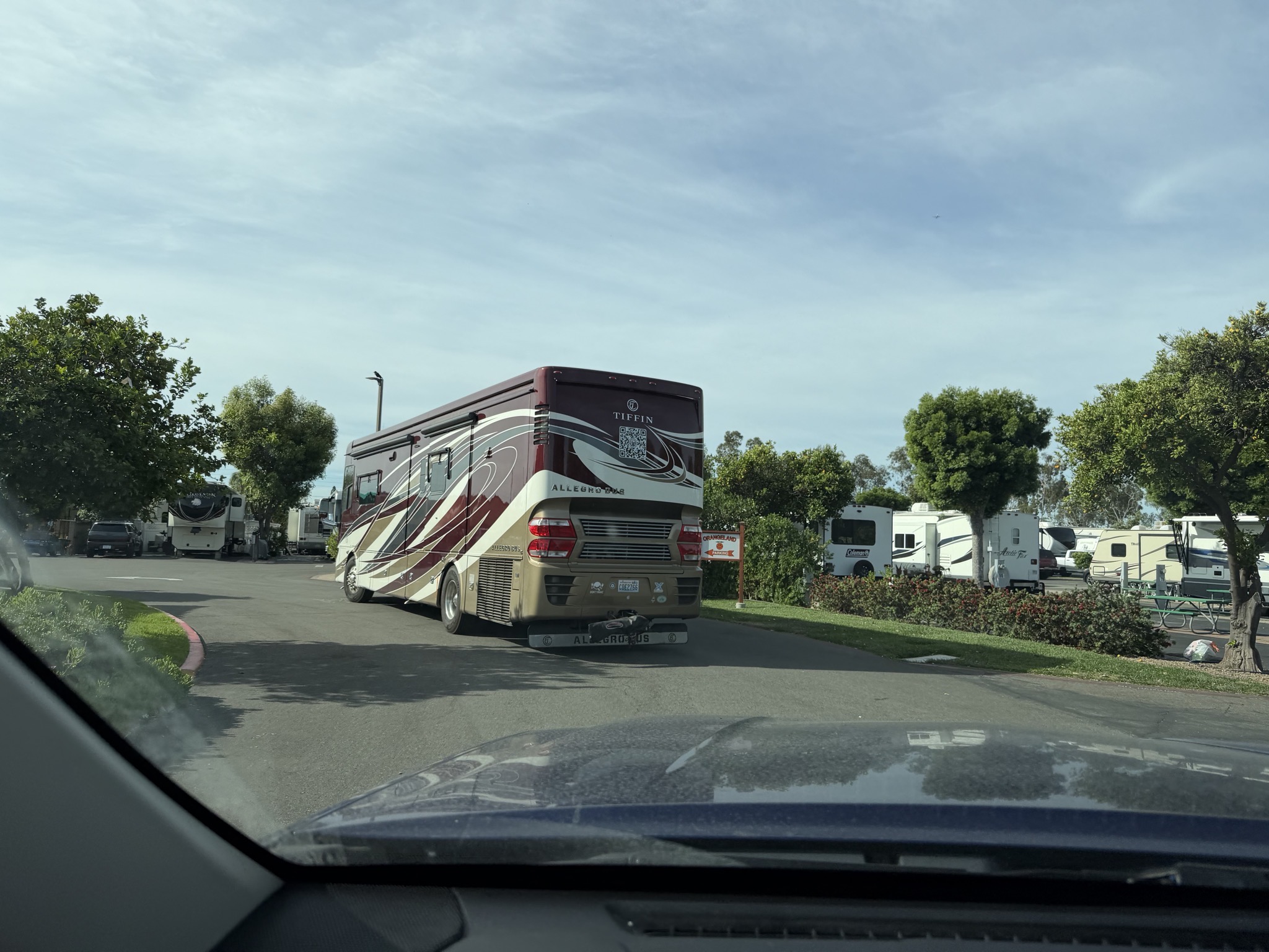 Following the coach to toad up by the office, as usual