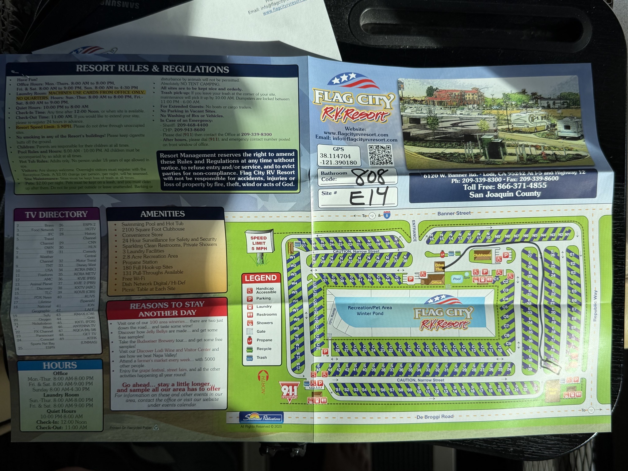 Campground map