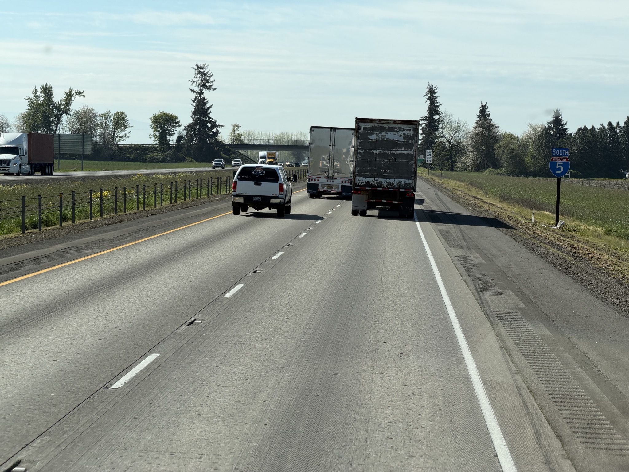 South on I-5