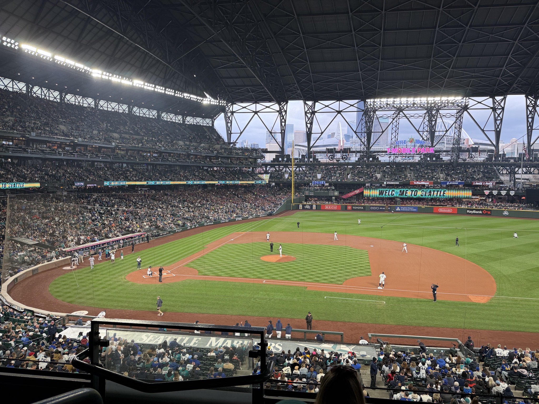 View from our seats